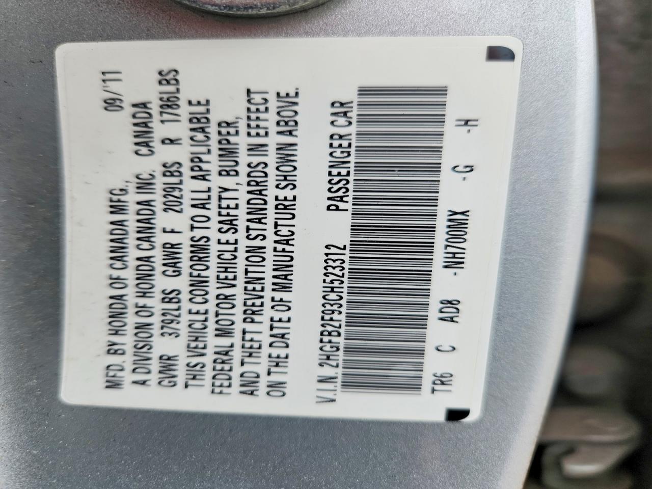 2012 Honda Civic Exl Silver vin: 2HGFB2F93CH523312