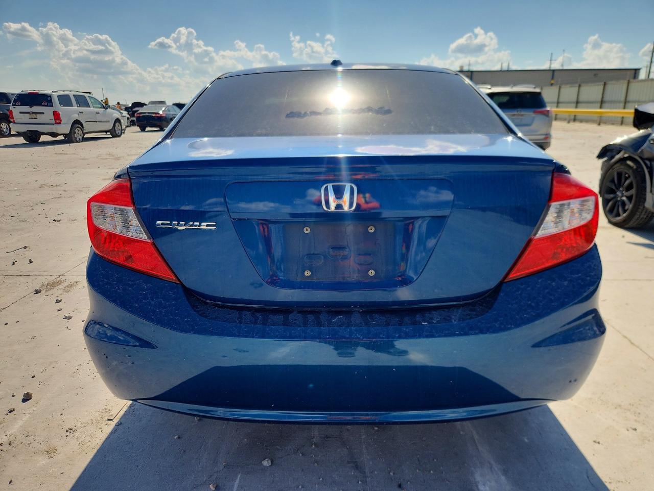 2012 Honda Civic Exl Blue vin: 2HGFB2F93CH548646