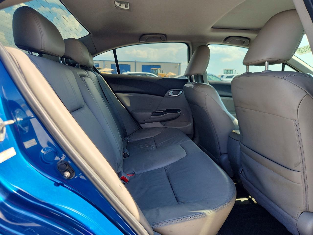 2012 Honda Civic Exl Blue vin: 2HGFB2F93CH548646