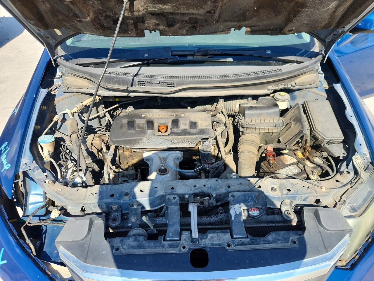 2012 Honda Civic Exl Blue vin: 2HGFB2F93CH548646