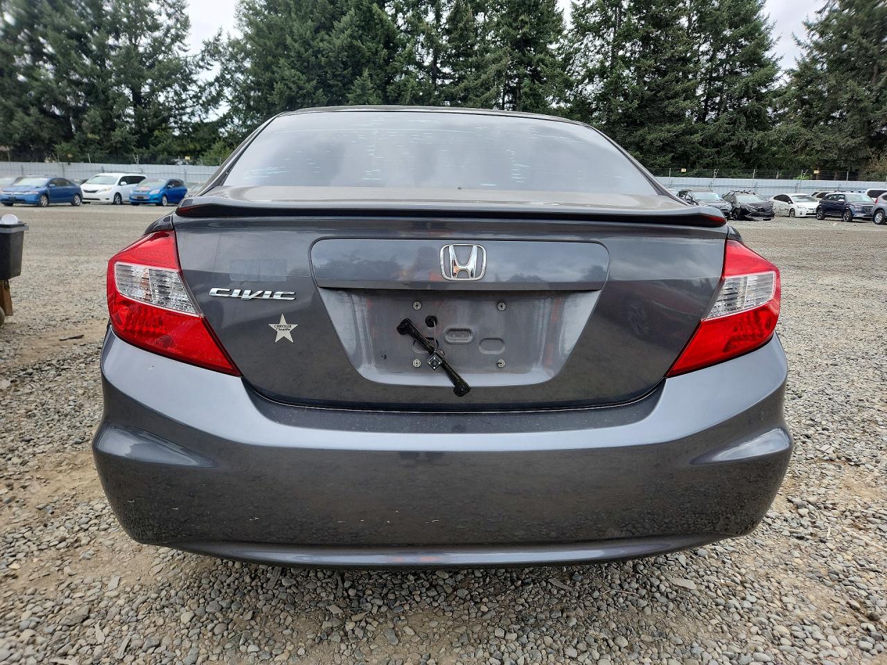 2012 Honda Civic Exl Gray vin: 2HGFB2F93CH590864