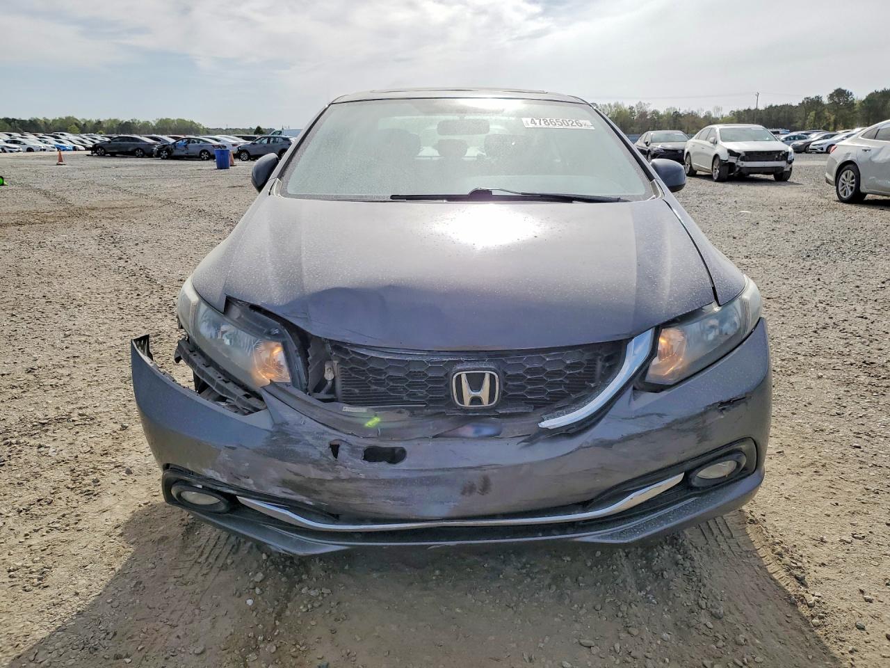 2013 Honda Civic Exl Gray vin: 2HGFB2F93DH521075