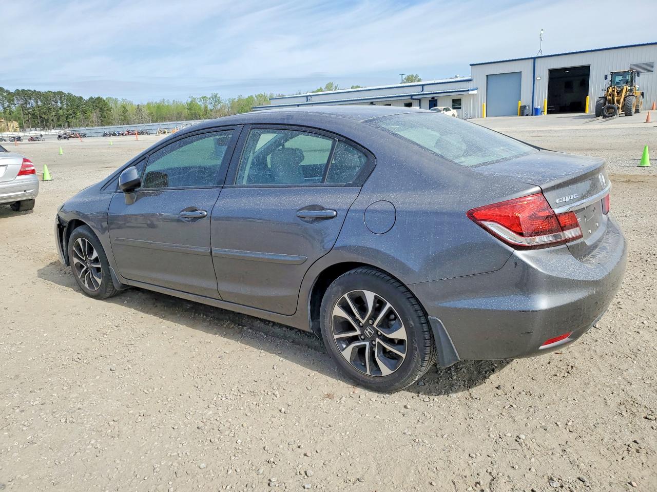 2013 Honda Civic Exl Gray vin: 2HGFB2F93DH521075