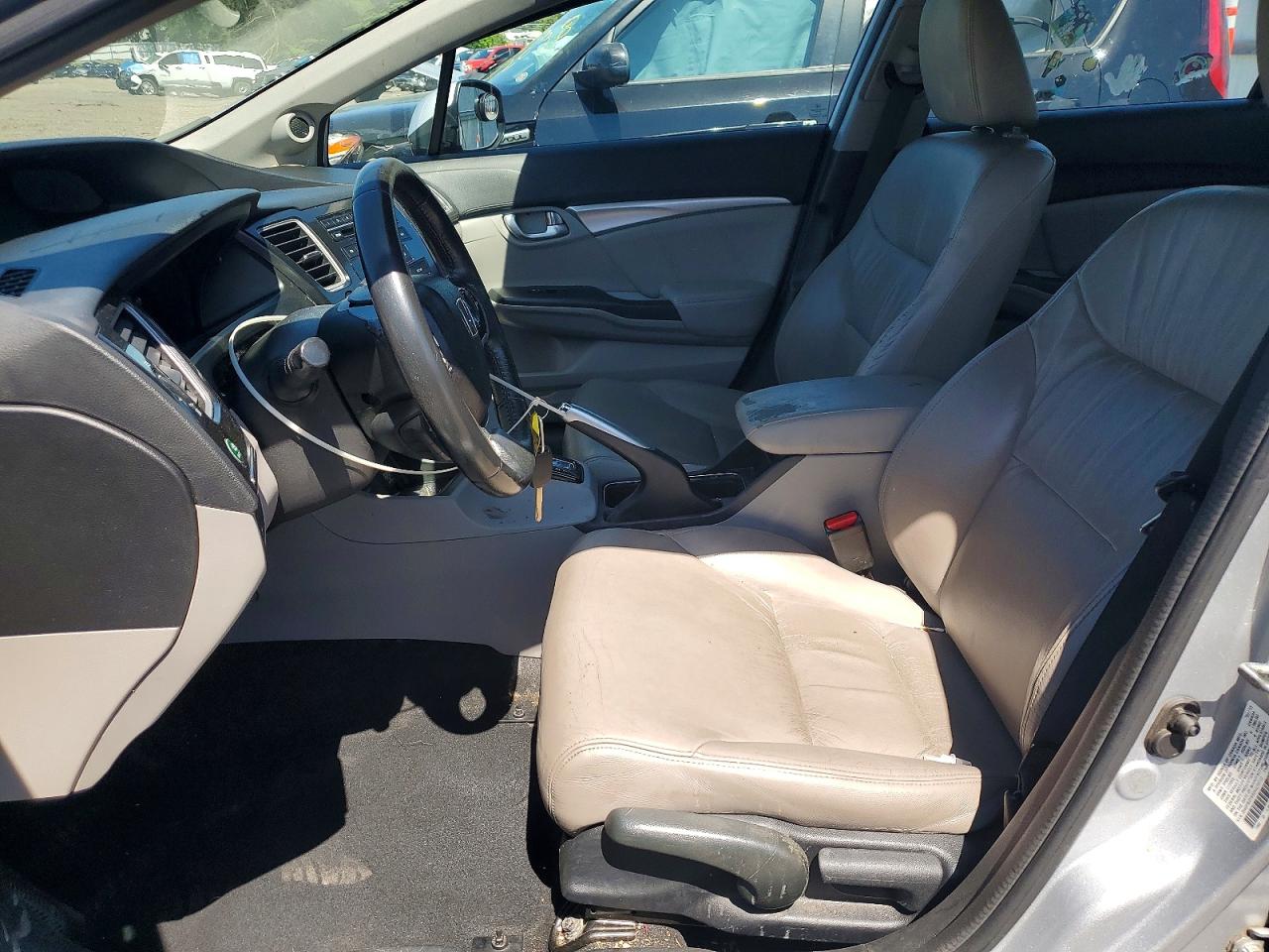 2013 Honda Civic Exl Silver vin: 2HGFB2F93DH529712