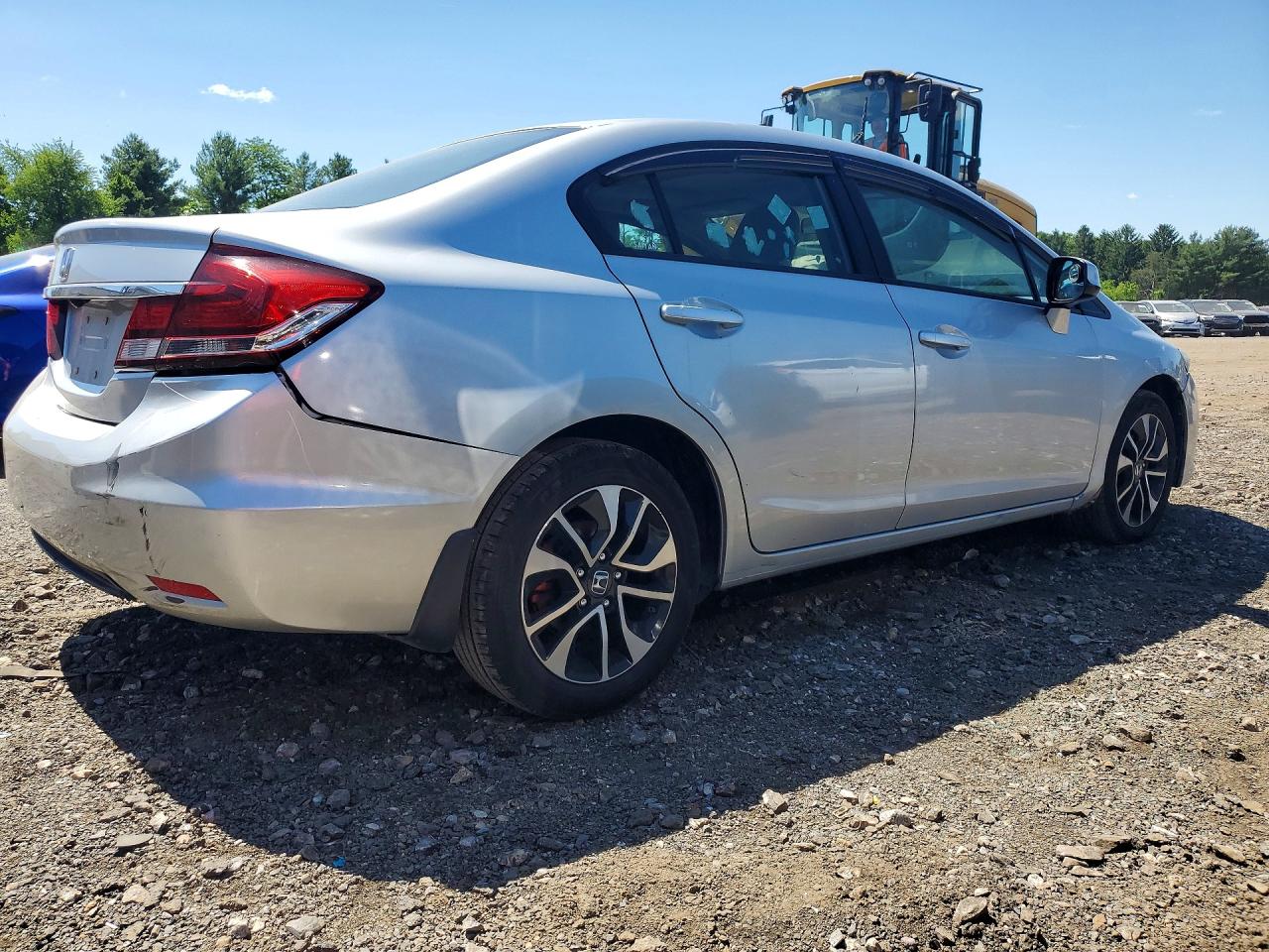 2013 Honda Civic Exl Silver vin: 2HGFB2F93DH529712