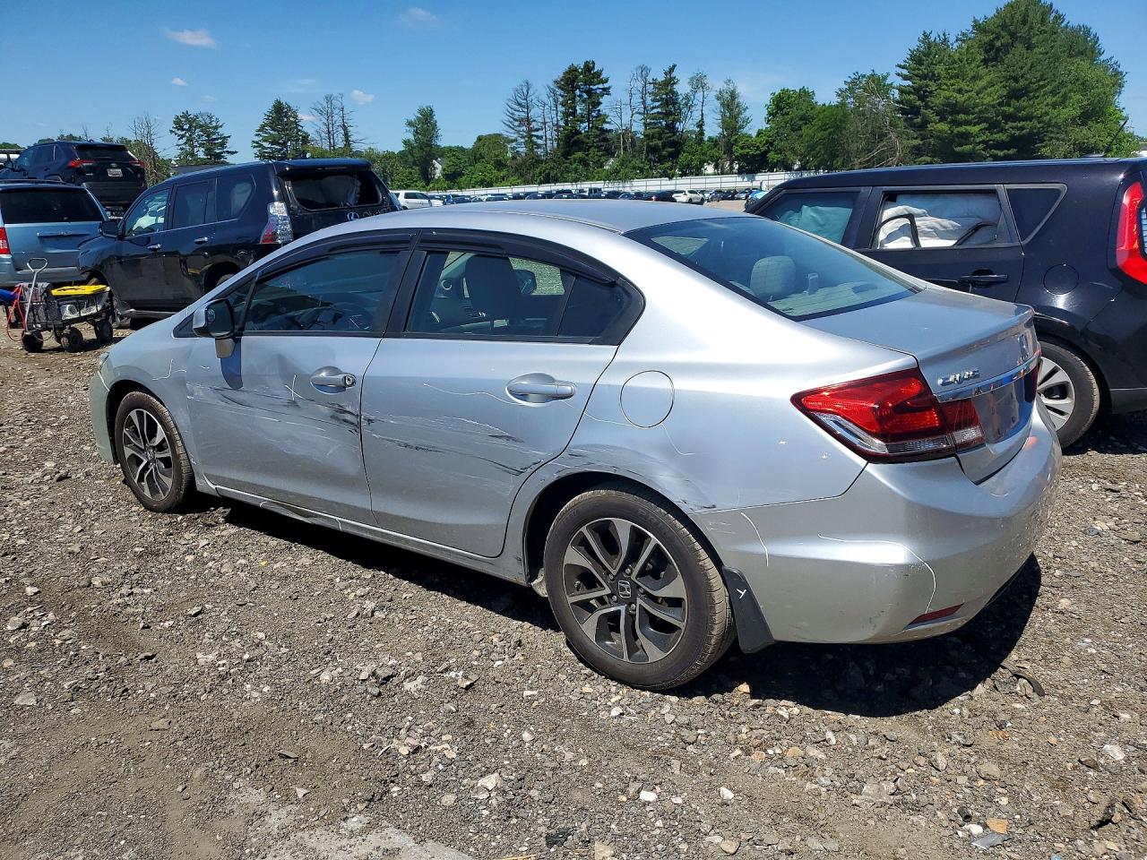 2013 Honda Civic Exl Silver vin: 2HGFB2F93DH529712