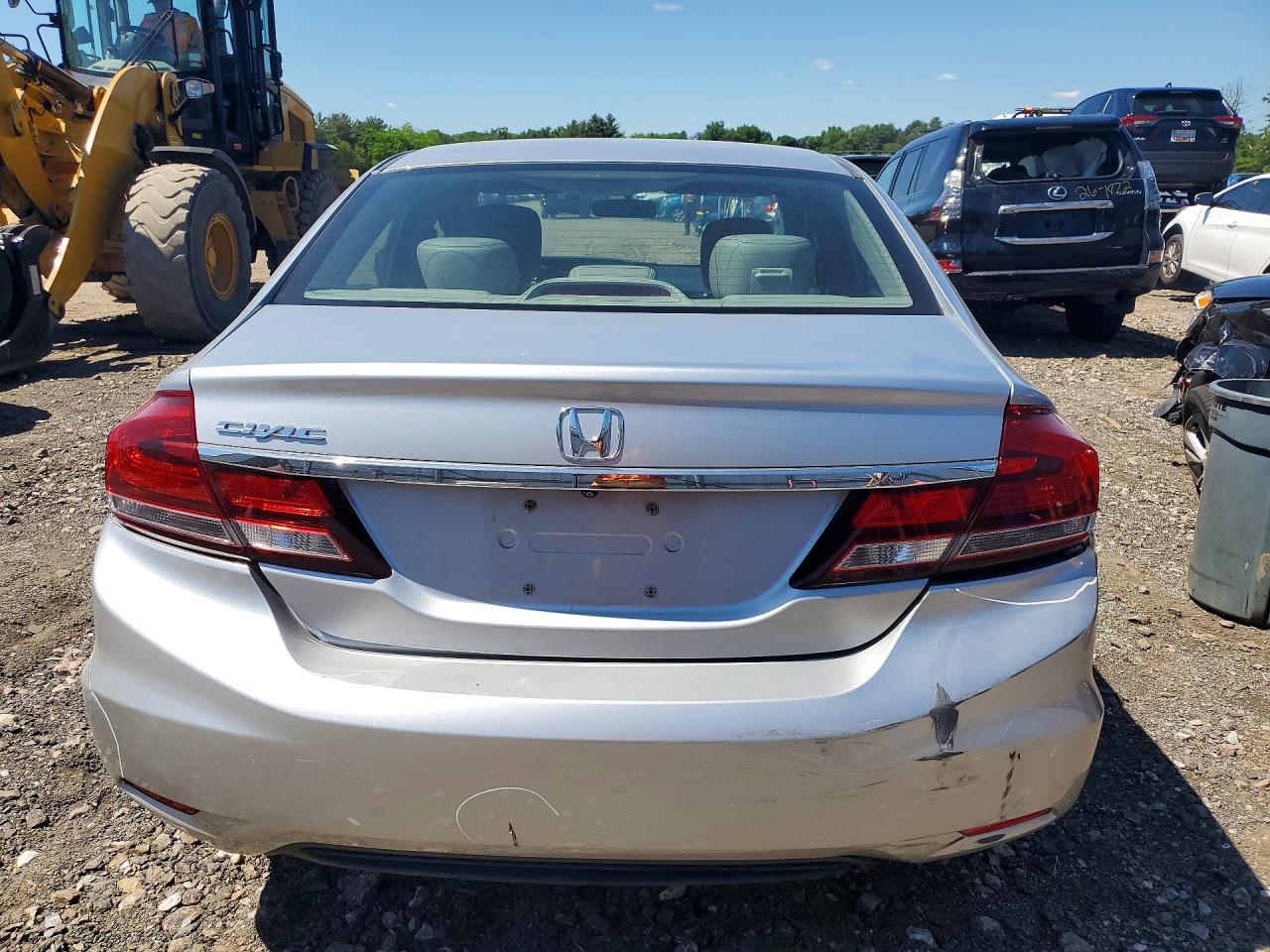 2013 Honda Civic Exl Silver vin: 2HGFB2F93DH529712
