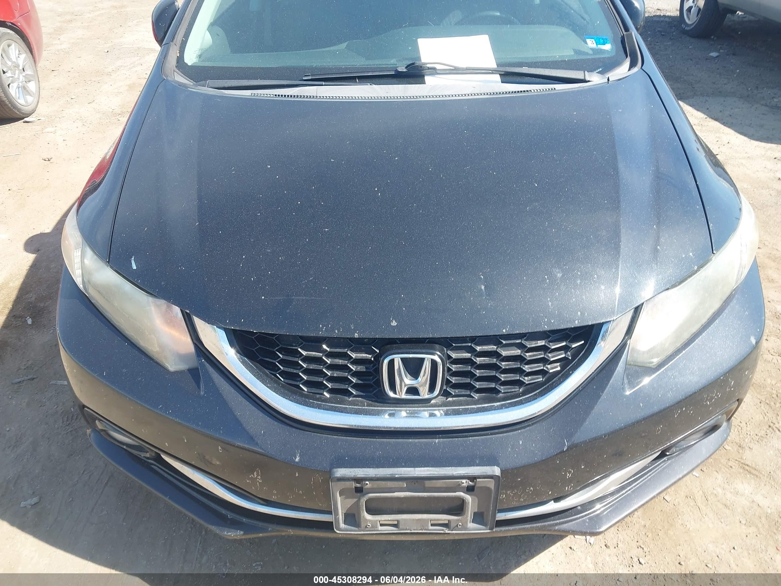 2013 Honda Civic Ex-l Black vin: 2HGFB2F93DH548826