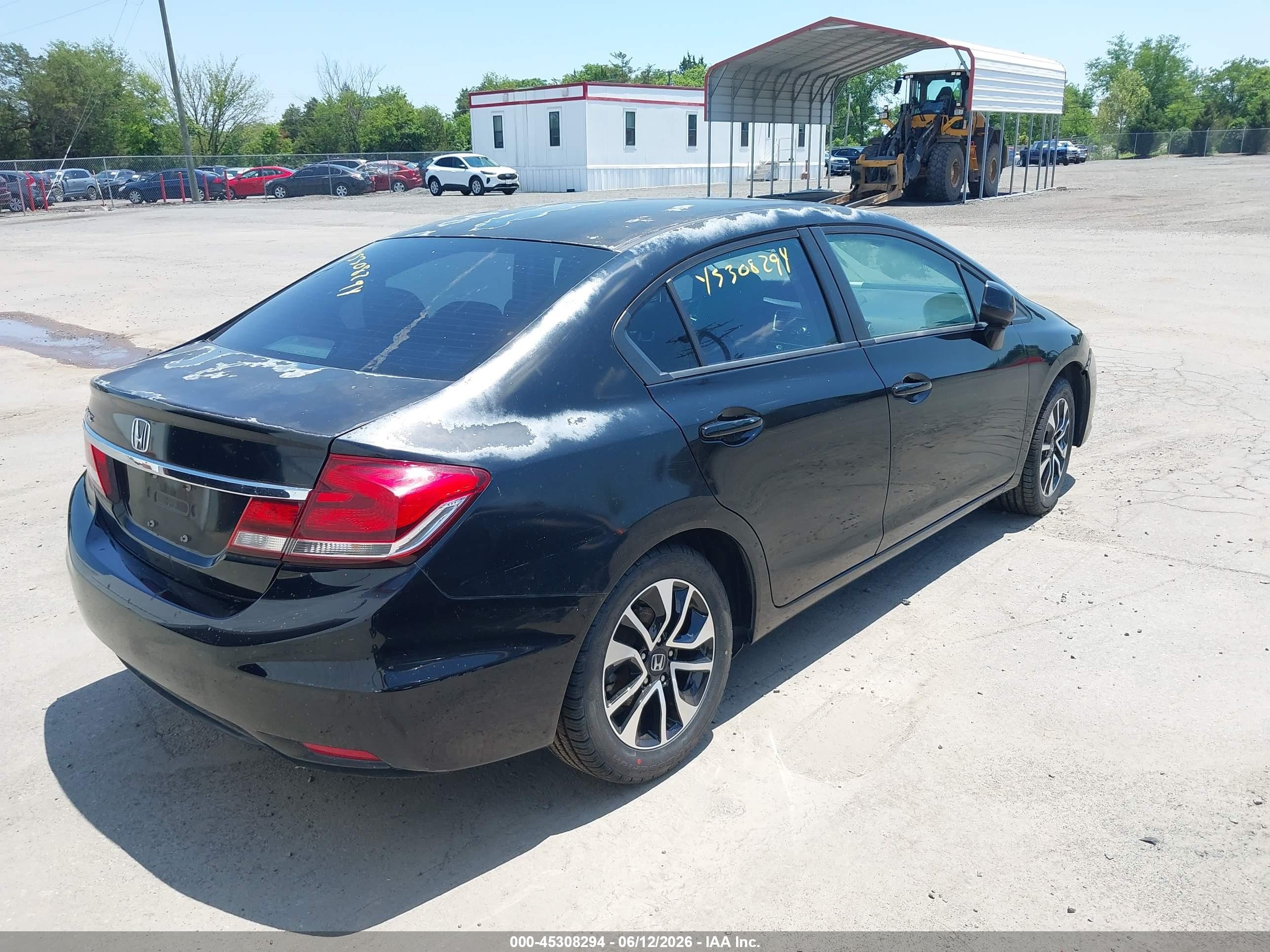 2013 Honda Civic Ex-l Black vin: 2HGFB2F93DH548826