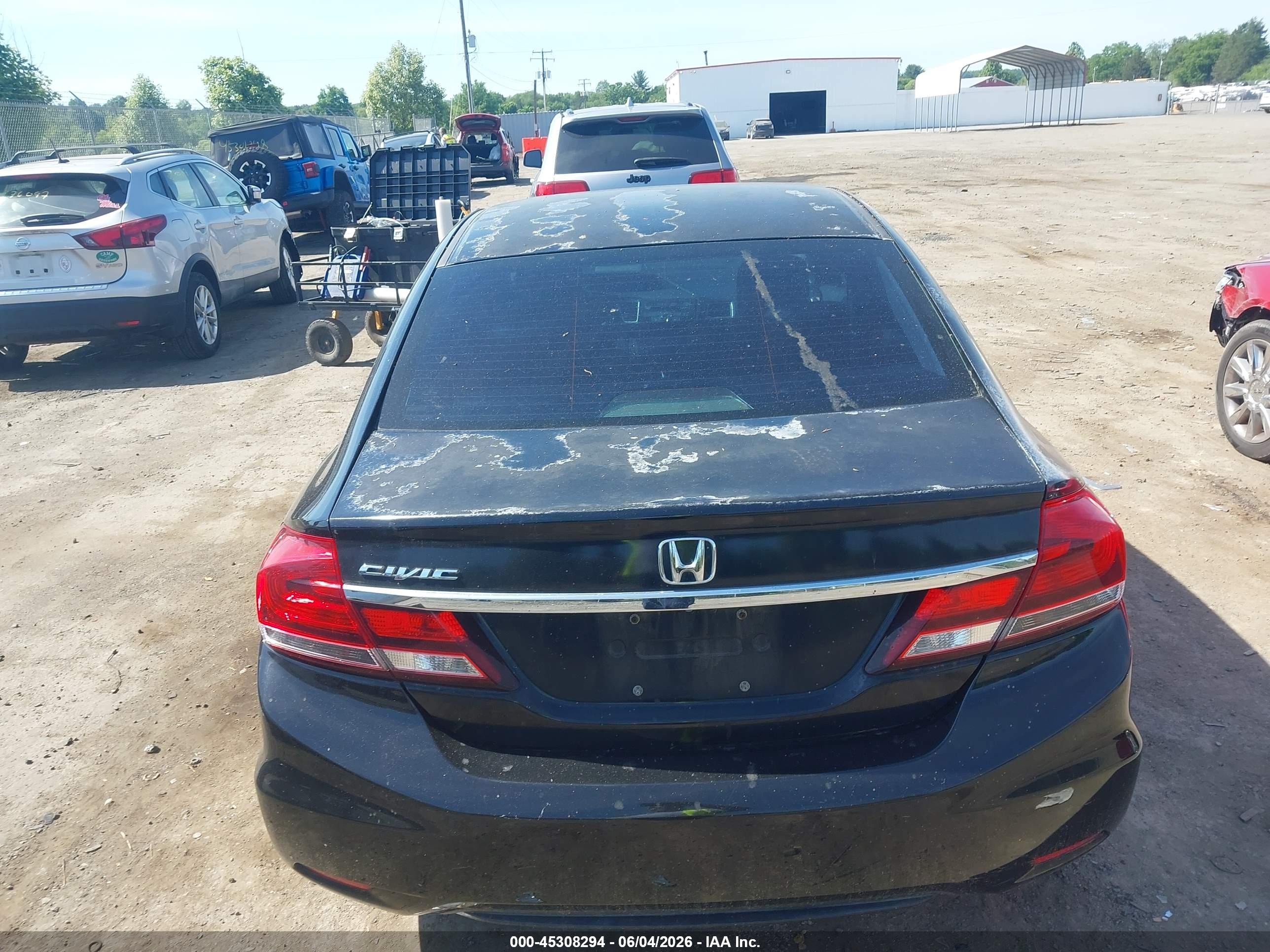 2013 Honda Civic Ex-l Black vin: 2HGFB2F93DH548826