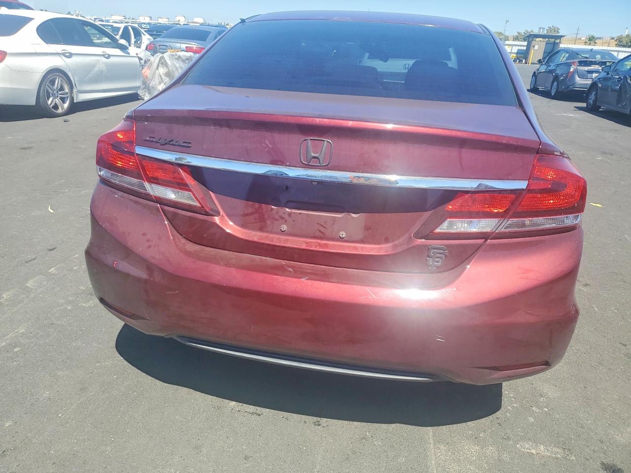 2014 Honda Civic Exl Красный vin: 2HGFB2F93EH516945