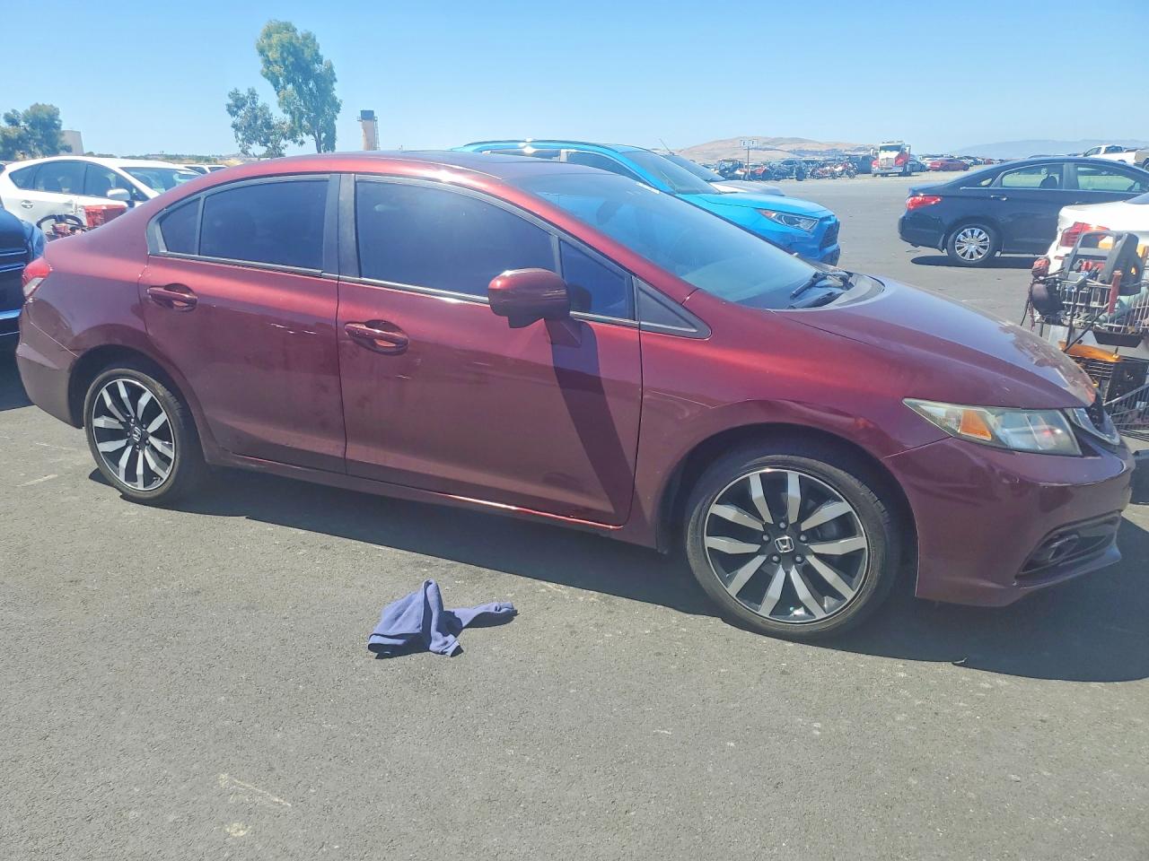 2014 Honda Civic Exl Красный vin: 2HGFB2F93EH516945
