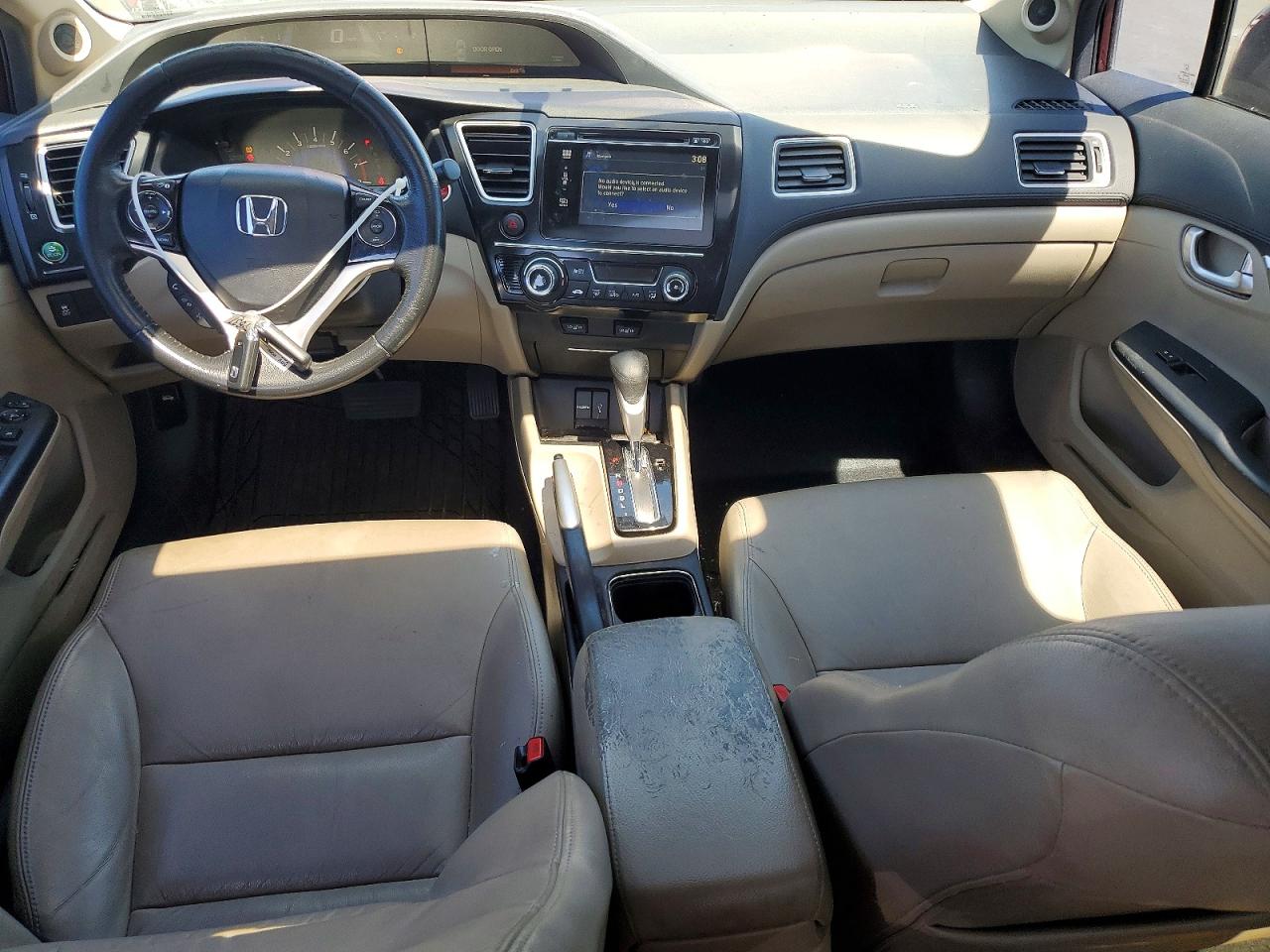 2014 Honda Civic Exl Красный vin: 2HGFB2F93EH516945