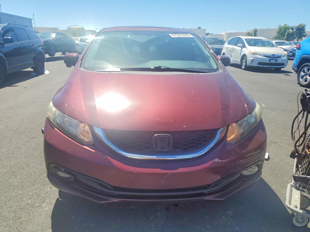 2014 Honda Civic Exl Красный vin: 2HGFB2F93EH516945