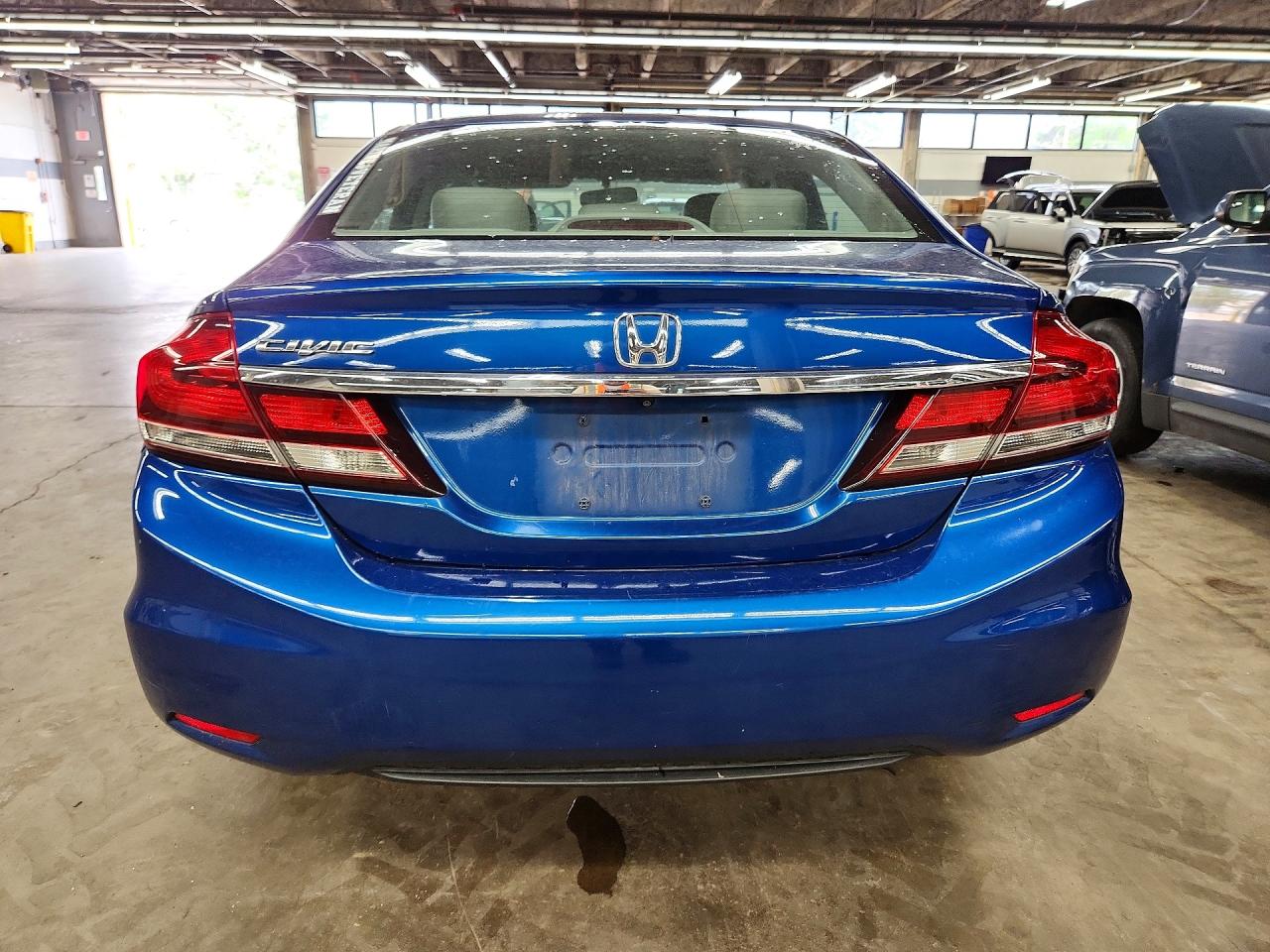 2014 Honda Civic Exl Blue vin: 2HGFB2F93EH538749