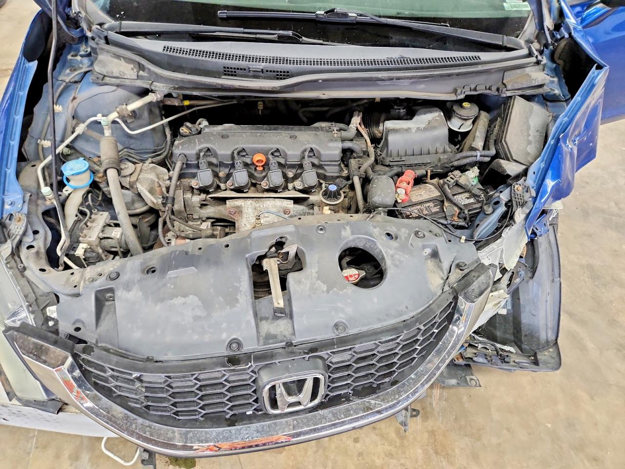 2014 Honda Civic Exl Blue vin: 2HGFB2F93EH538749