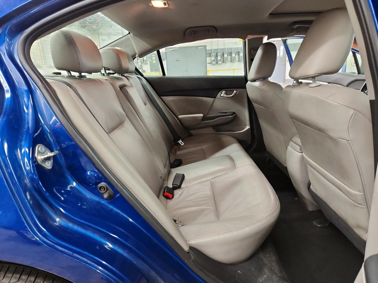 2014 Honda Civic Exl Blue vin: 2HGFB2F93EH538749