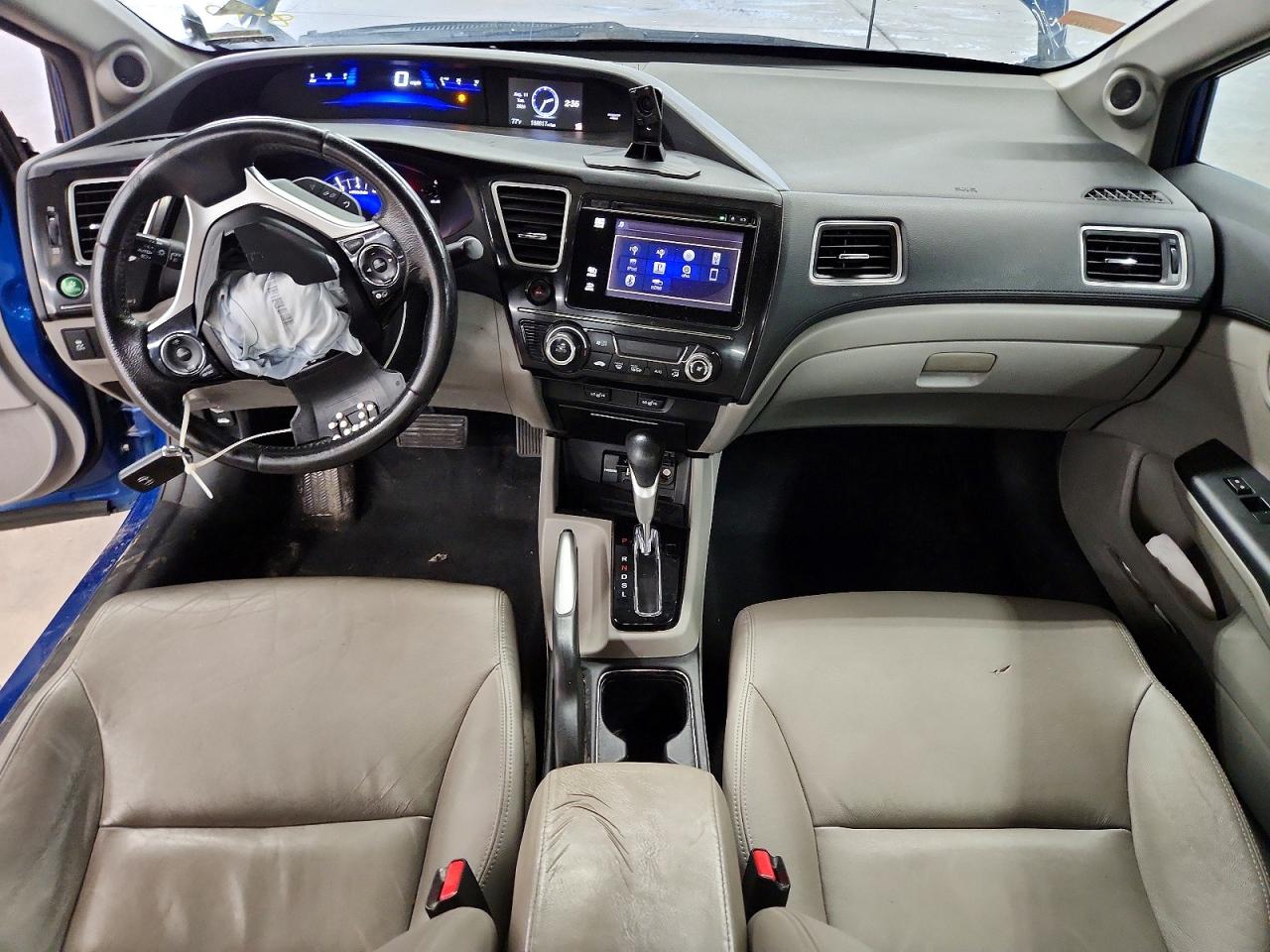 2014 Honda Civic Exl Blue vin: 2HGFB2F93EH538749