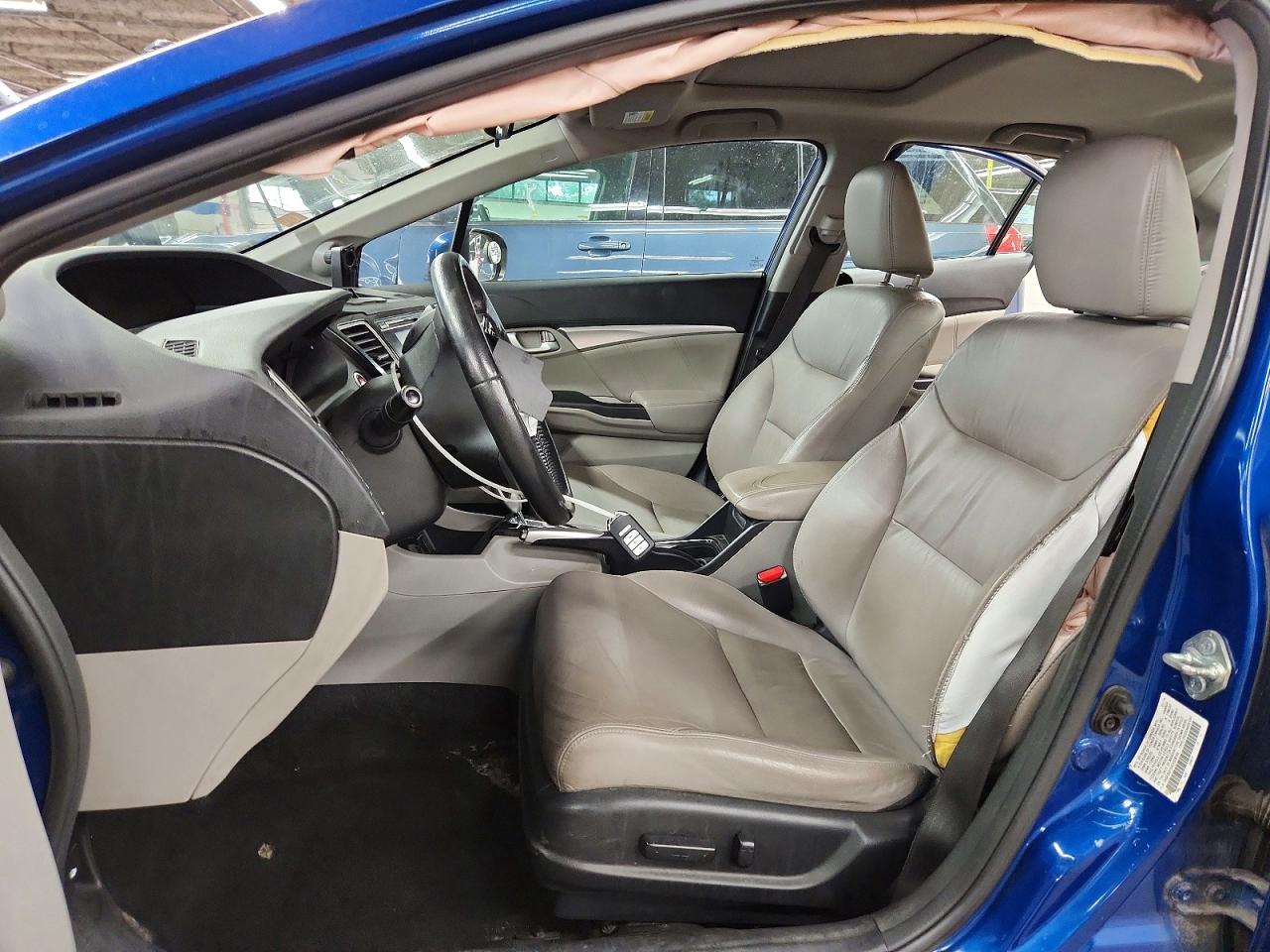 2014 Honda Civic Exl Blue vin: 2HGFB2F93EH538749