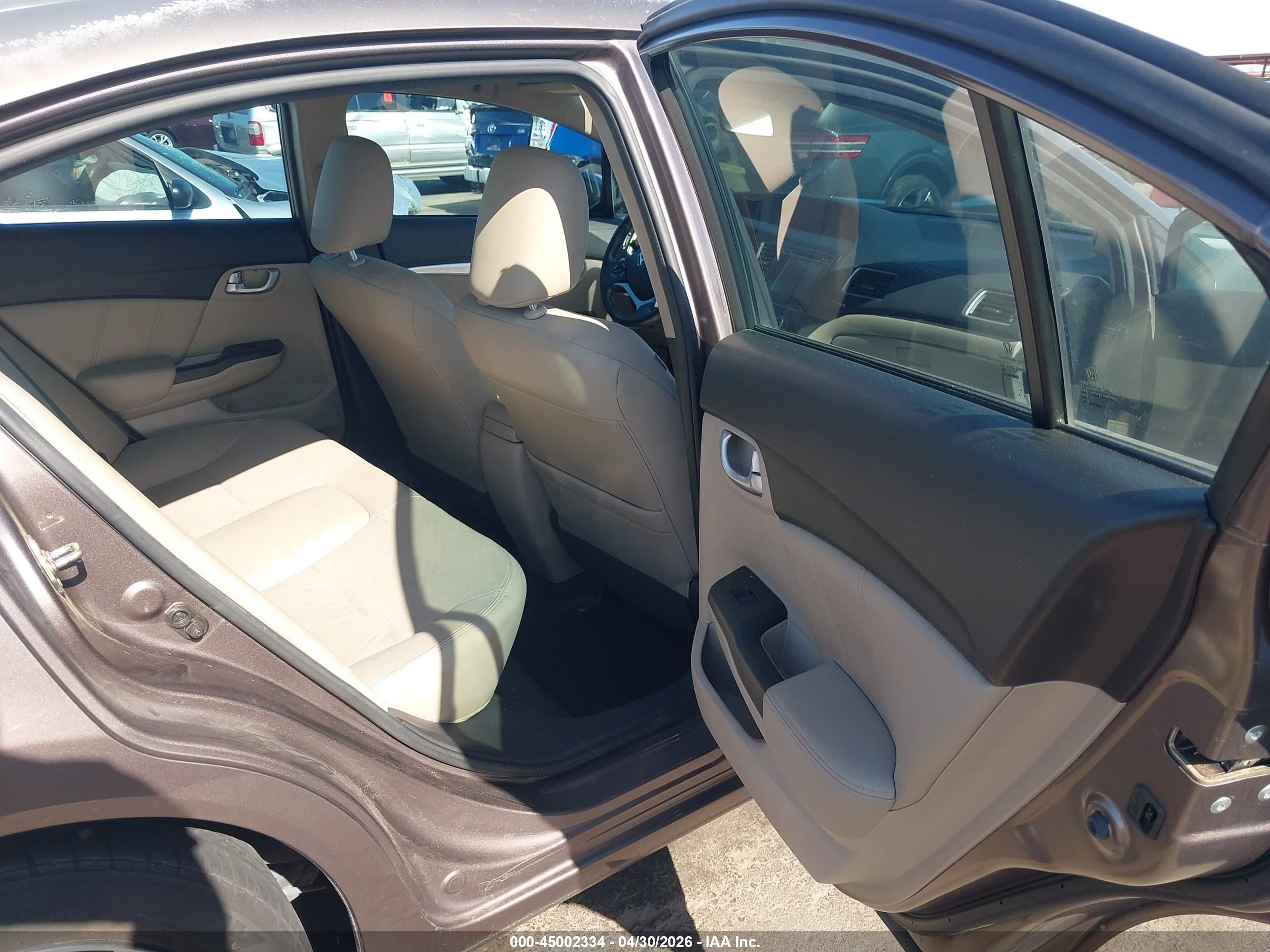 2015 Honda Civic Ex-l Gray vin: 2HGFB2F93FH511651