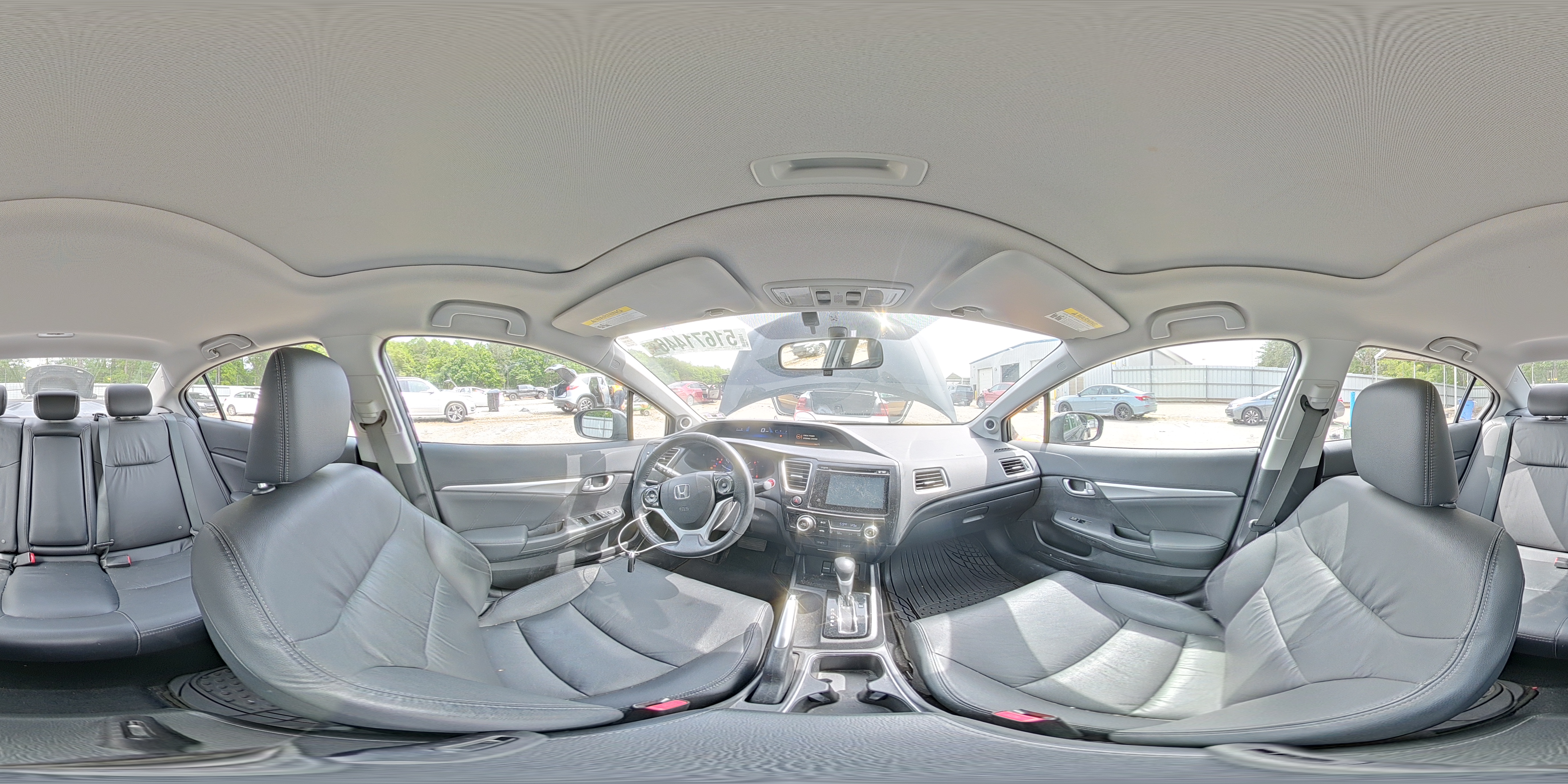 2015 Honda Civic Exl Black vin: 2HGFB2F93FH515327