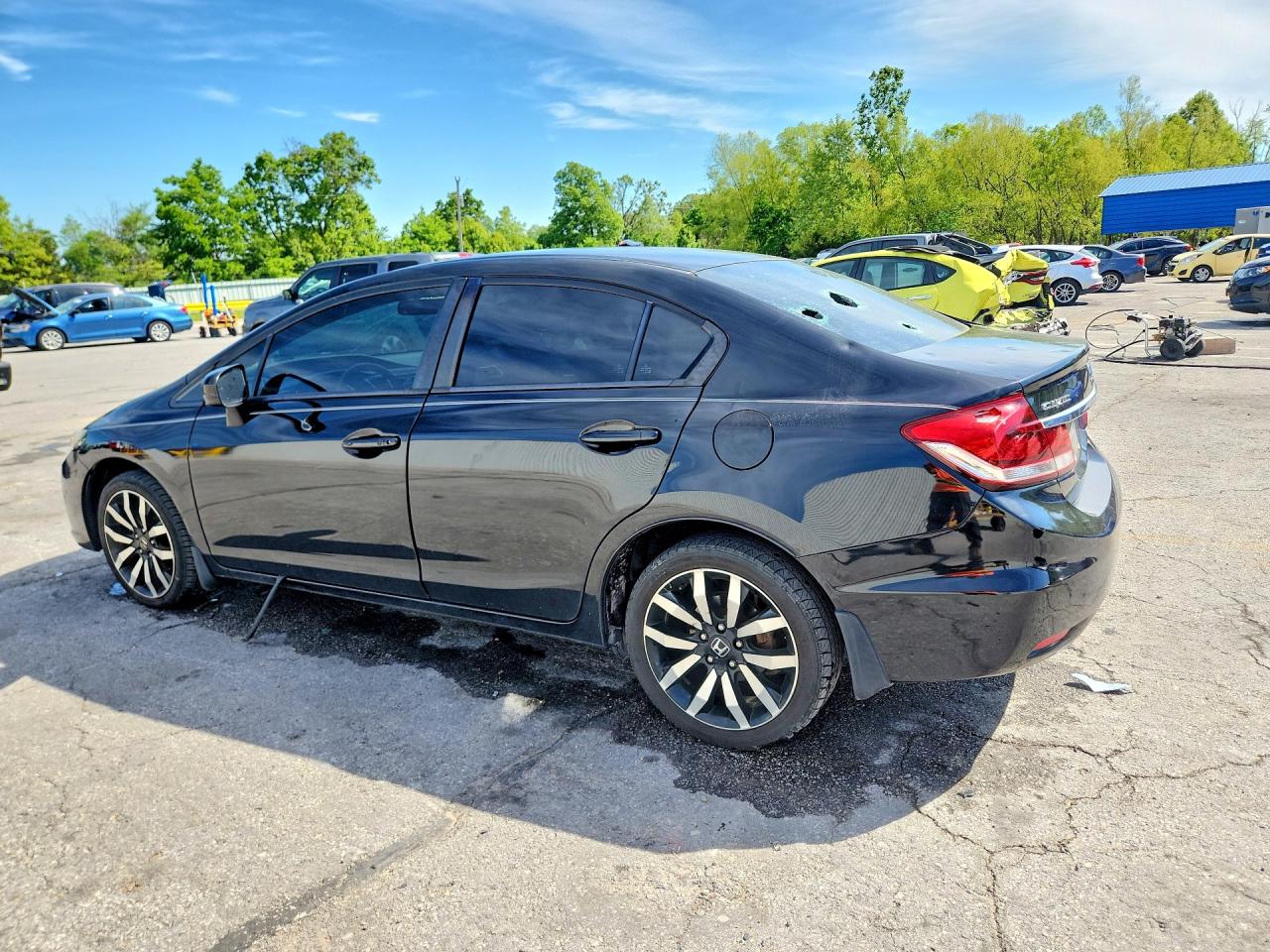 2015 Honda Civic Exl Black vin: 2HGFB2F93FH553575