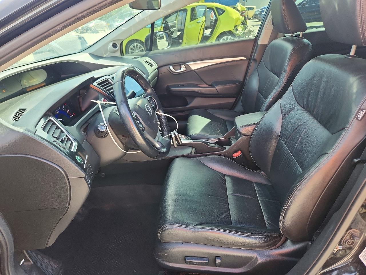 2015 Honda Civic Exl Black vin: 2HGFB2F93FH553575
