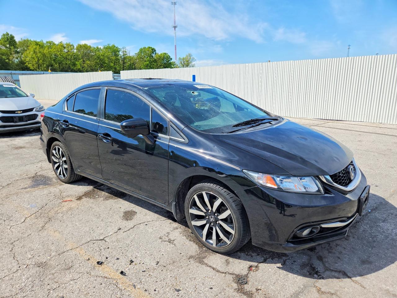 2015 Honda Civic Exl Black vin: 2HGFB2F93FH553575