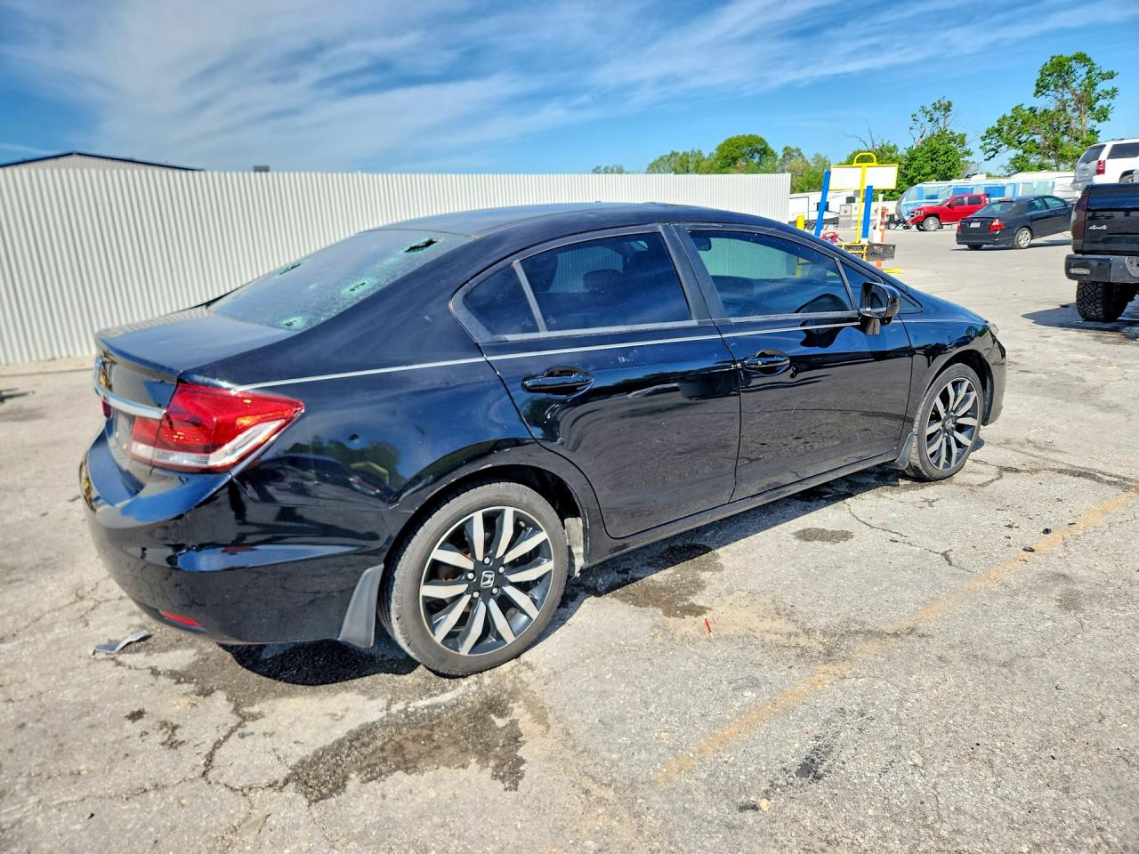 2015 Honda Civic Exl Black vin: 2HGFB2F93FH553575