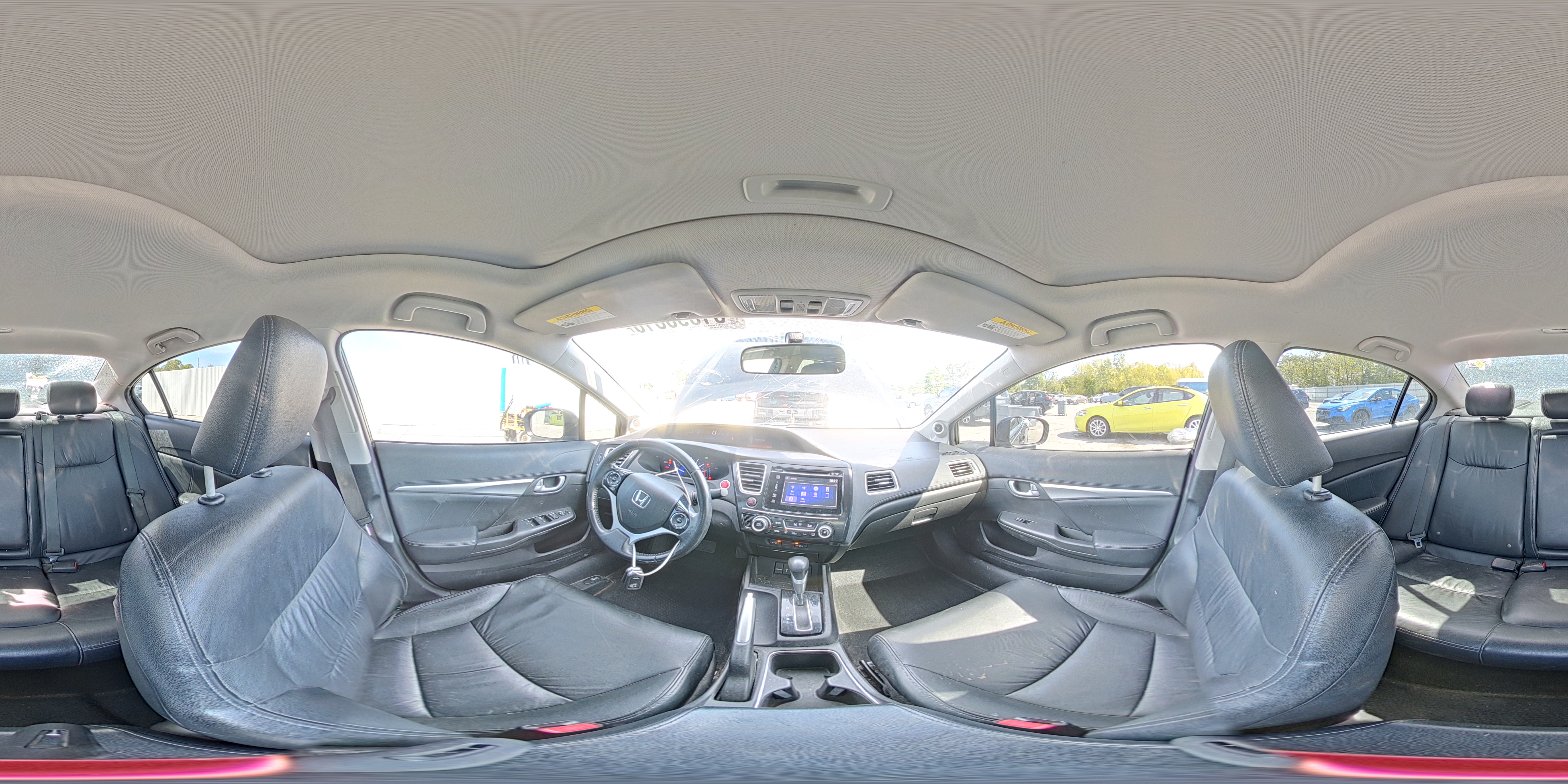 2015 Honda Civic Exl Black vin: 2HGFB2F93FH553575
