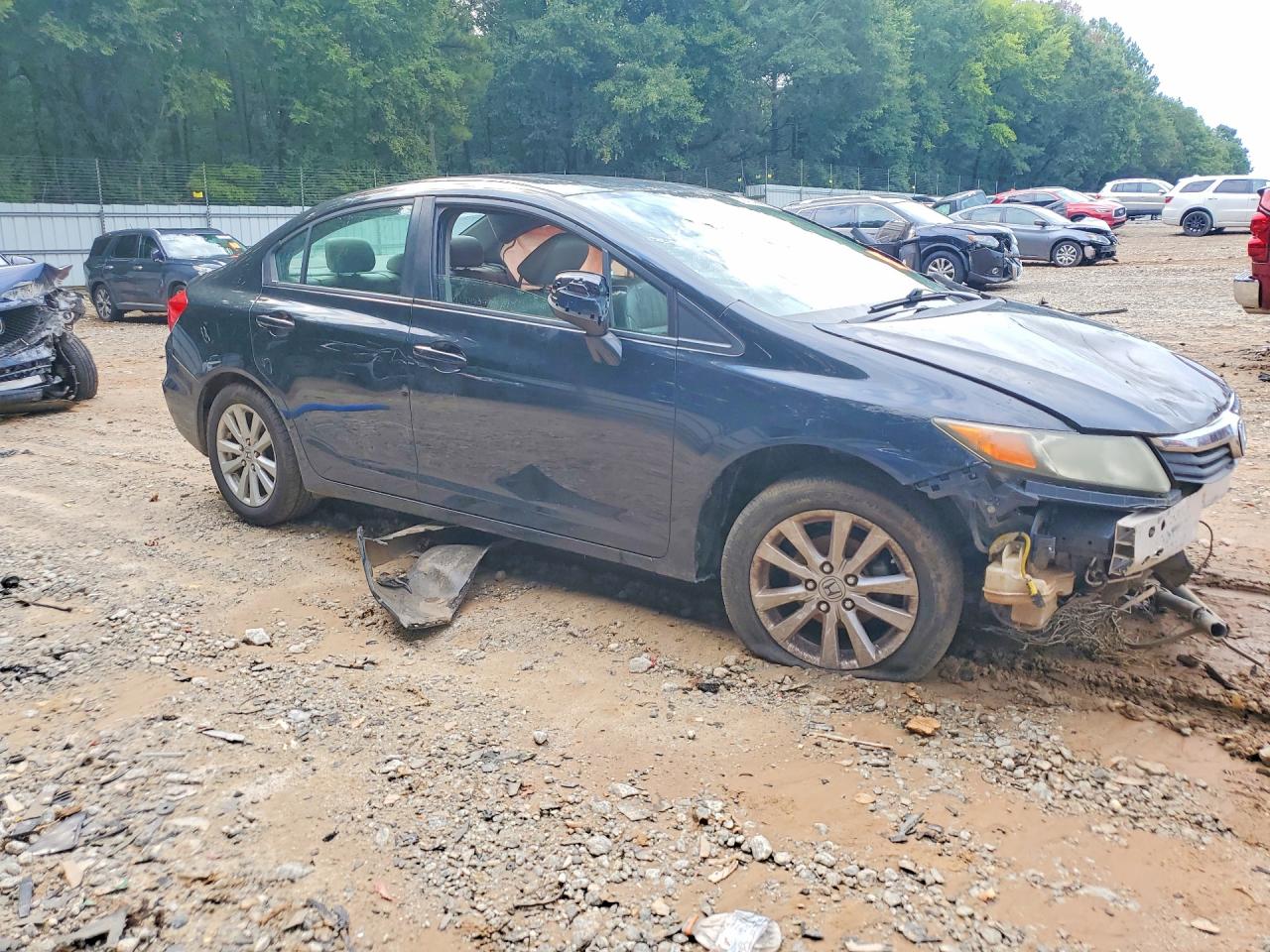 2012 Honda Civic Exl Black vin: 2HGFB2F94CH307971