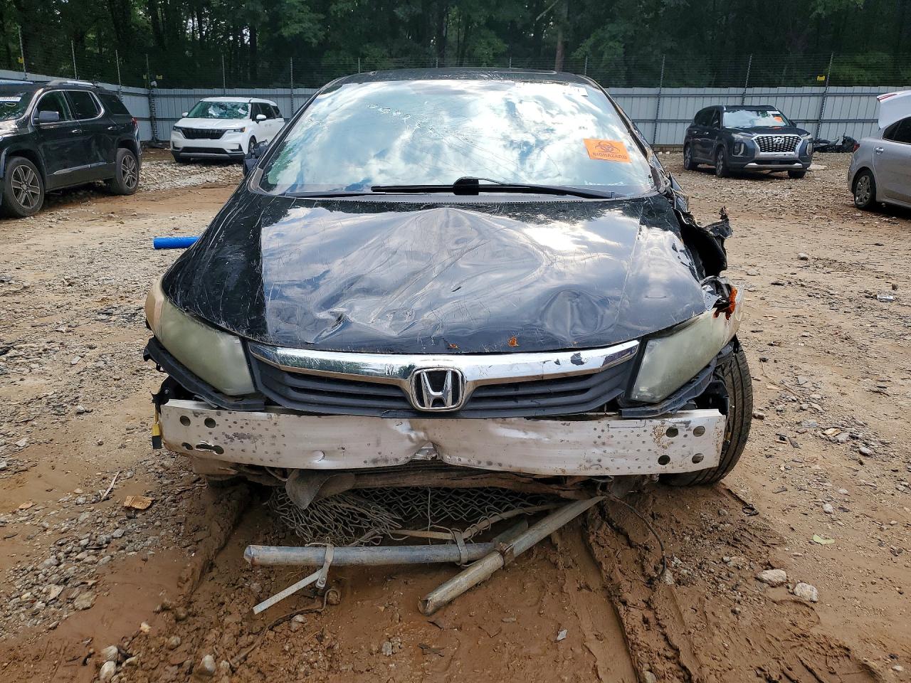 2012 Honda Civic Exl Black vin: 2HGFB2F94CH307971