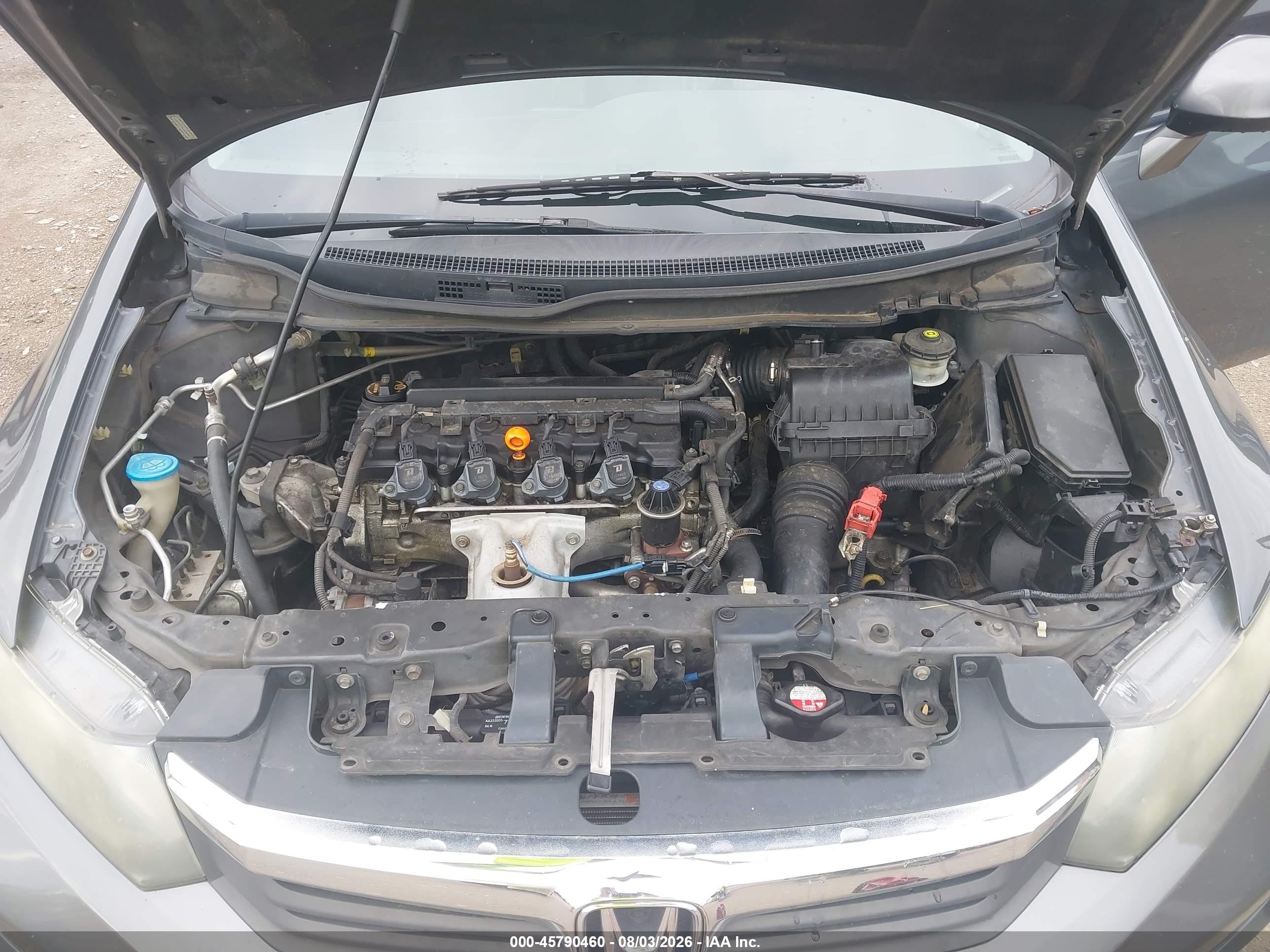 2012 Honda Civic Ex-l Silver vin: 2HGFB2F94CH508690
