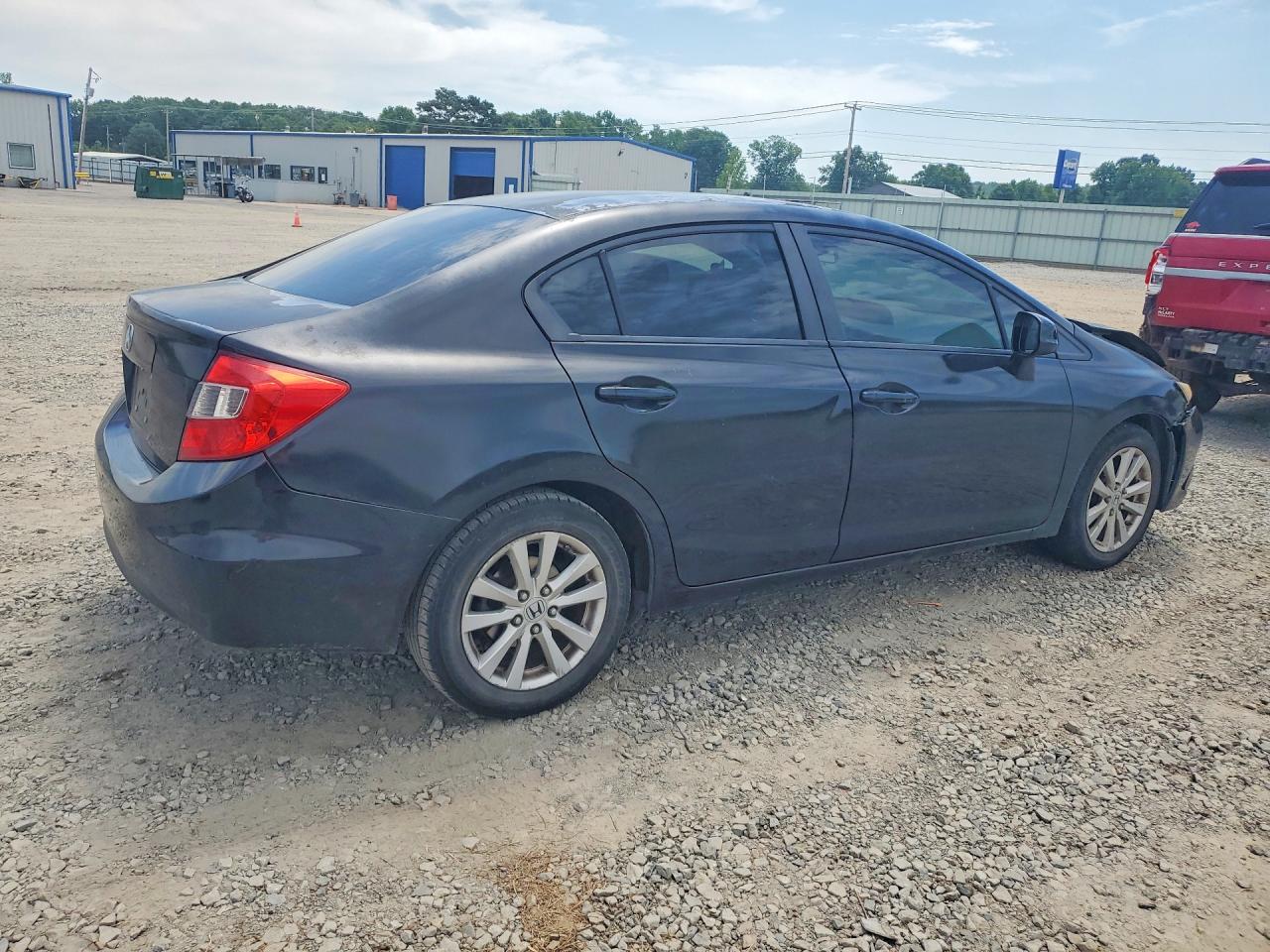 2012 Honda Civic Exl Черный vin: 2HGFB2F94CH519835
