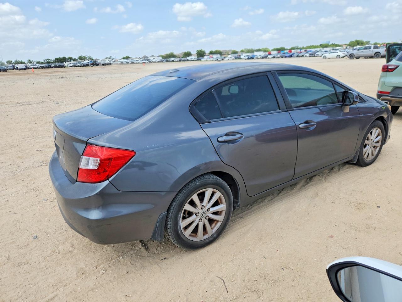 2012 Honda Civic Exl Gray vin: 2HGFB2F94CH540362