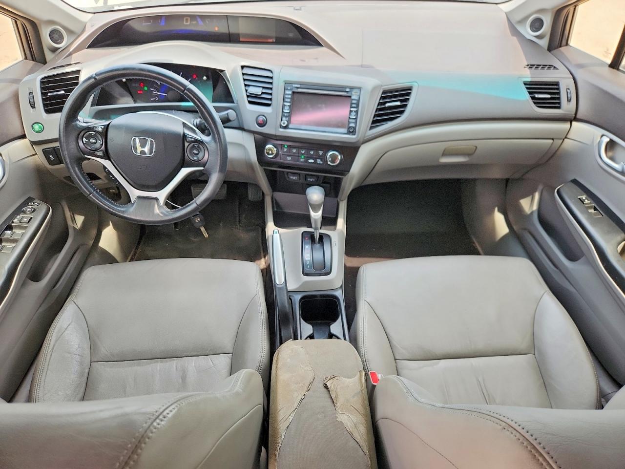 2012 Honda Civic Exl Gray vin: 2HGFB2F94CH540362