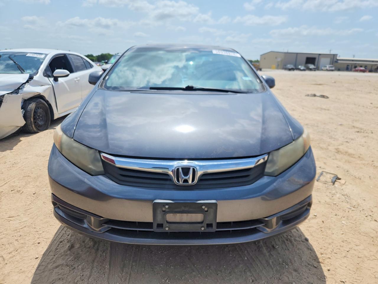 2012 Honda Civic Exl Gray vin: 2HGFB2F94CH540362