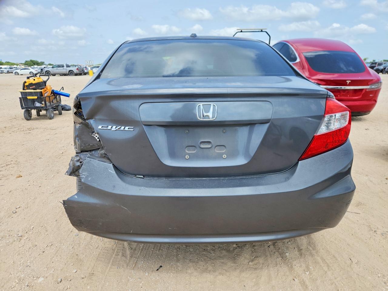 2012 Honda Civic Exl Gray vin: 2HGFB2F94CH540362