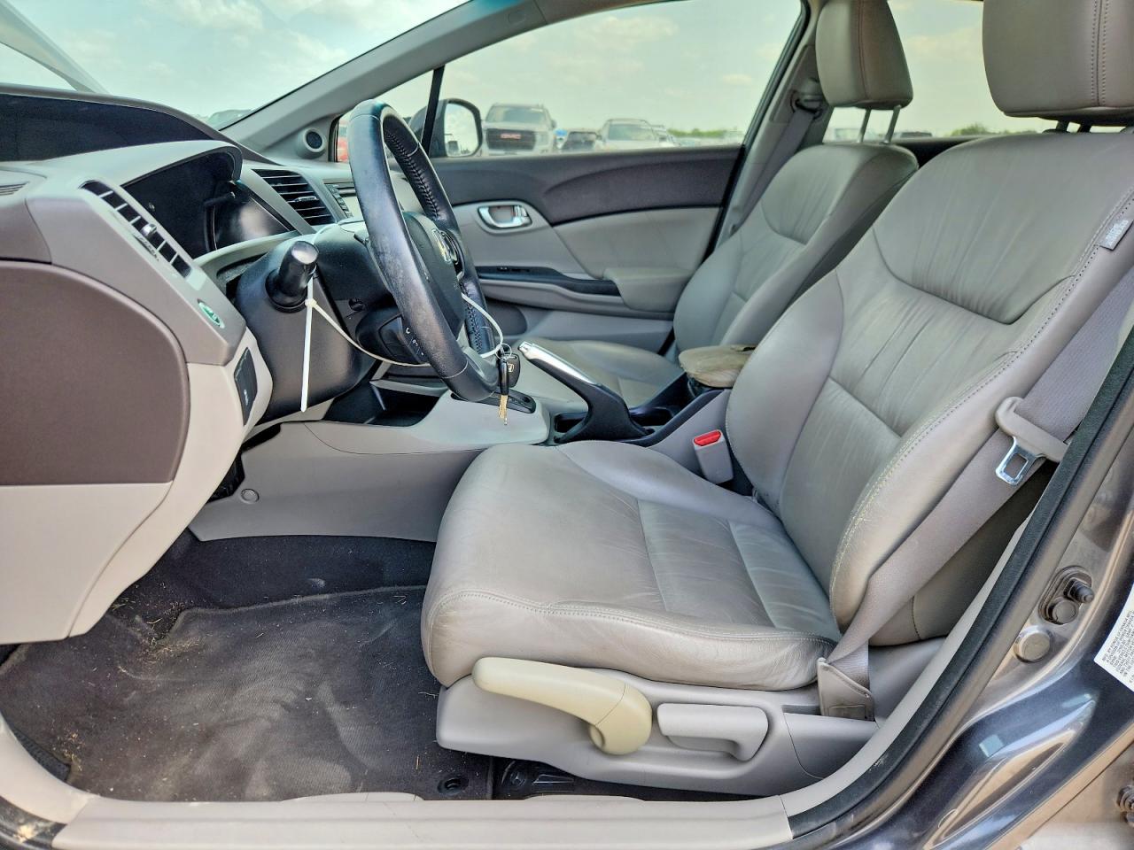 2012 Honda Civic Exl Gray vin: 2HGFB2F94CH540362