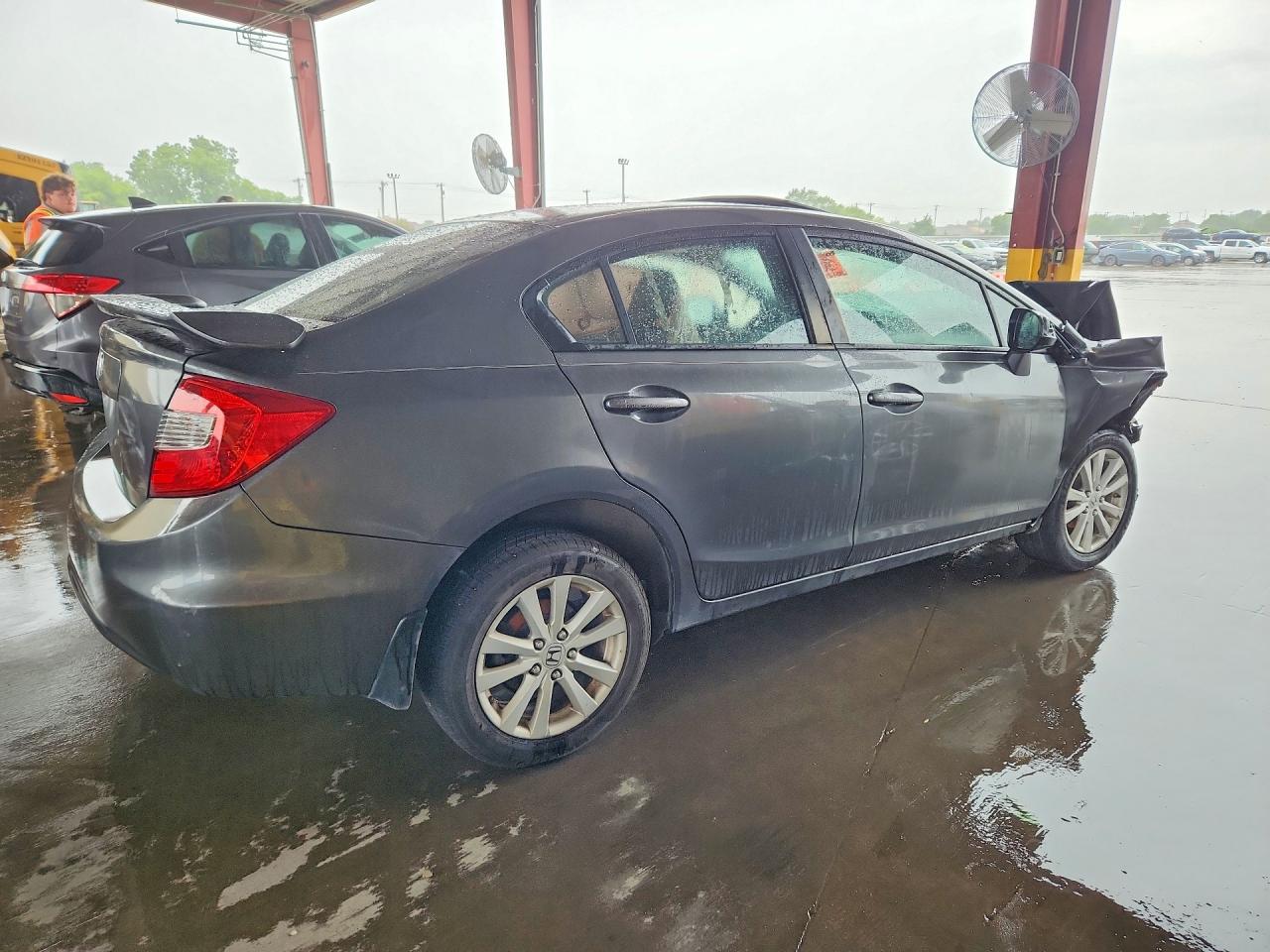 2012 Honda Civic Exl Серый vin: 2HGFB2F94CH549675