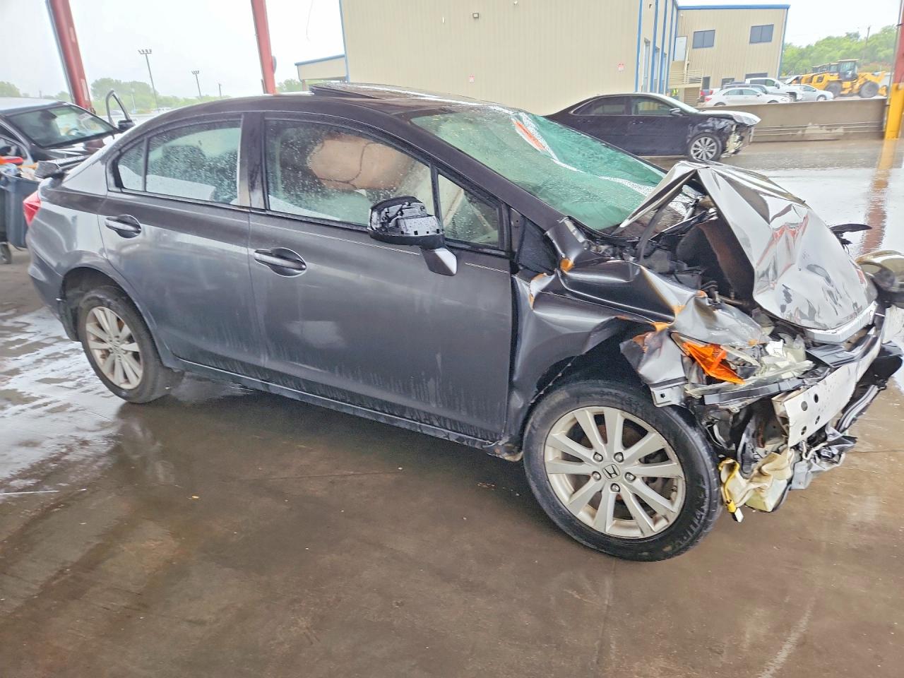 2012 Honda Civic Exl Серый vin: 2HGFB2F94CH549675