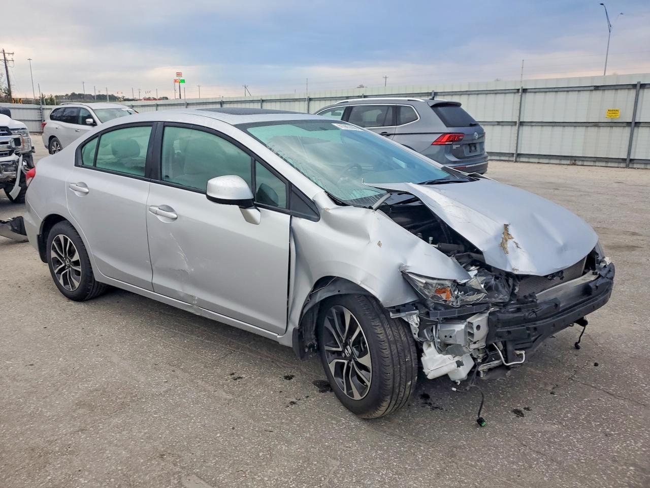 2013 Honda Civic Exl Silver vin: 2HGFB2F94DH546101