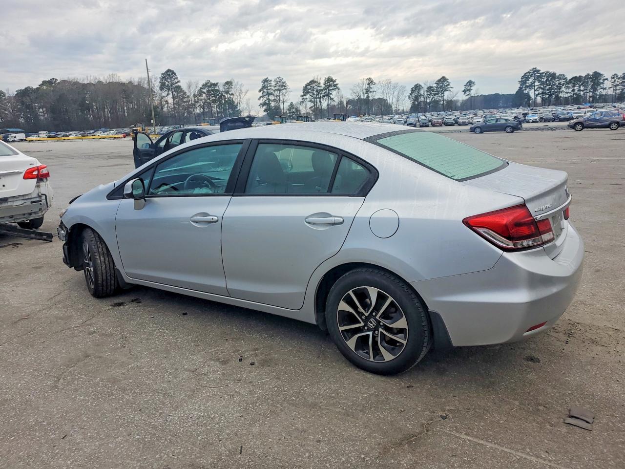 2013 Honda Civic Exl Silver vin: 2HGFB2F94DH546101