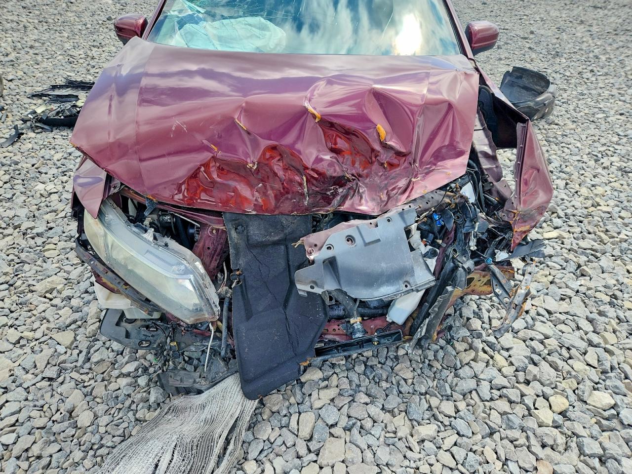 2015 Honda Civic Exl Burgundy vin: 2HGFB2F94FH503820