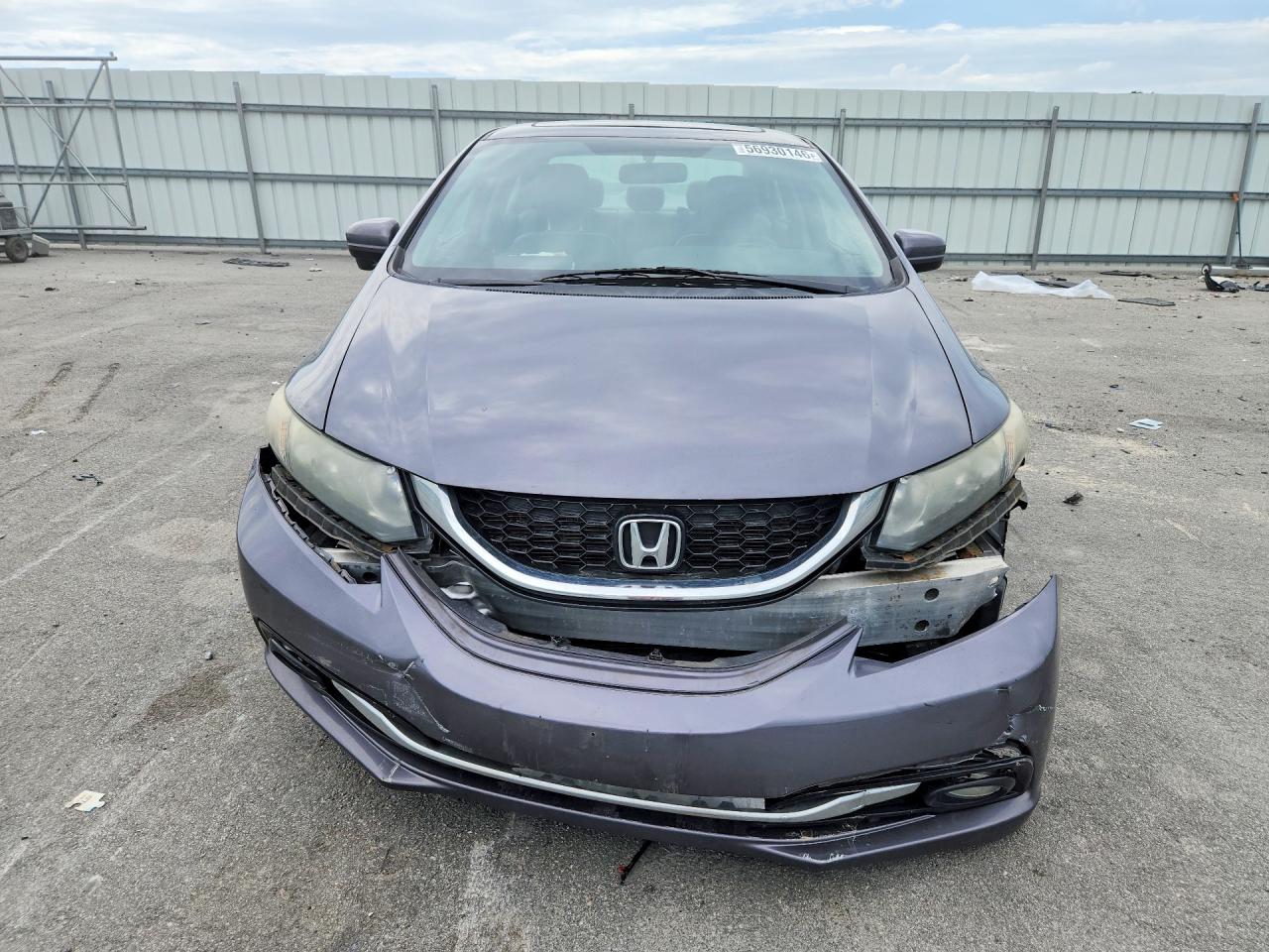 2015 Honda Civic Exl Gray vin: 2HGFB2F94FH504997