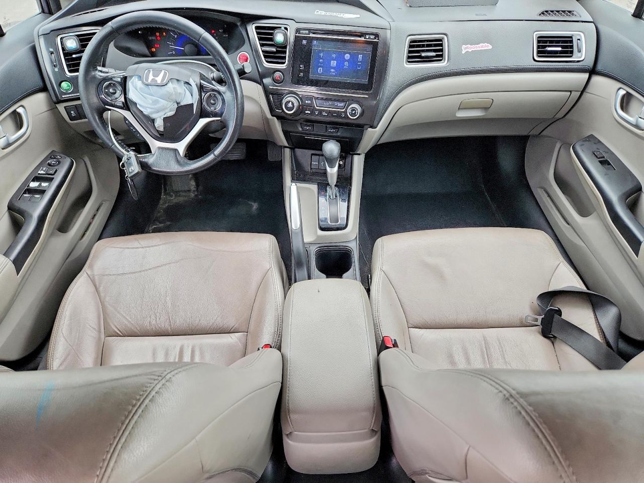 2015 Honda Civic Exl Gray vin: 2HGFB2F94FH504997