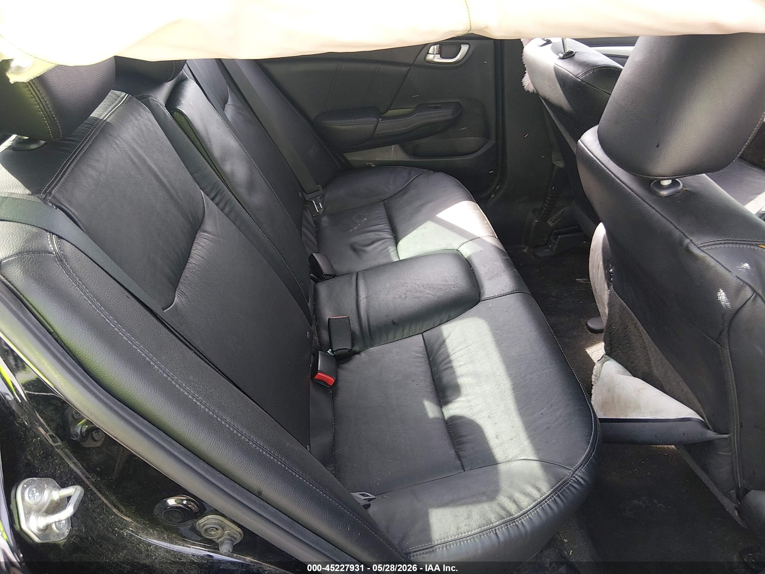 2015 Honda Civic Ex-l Black vin: 2HGFB2F94FH509245
