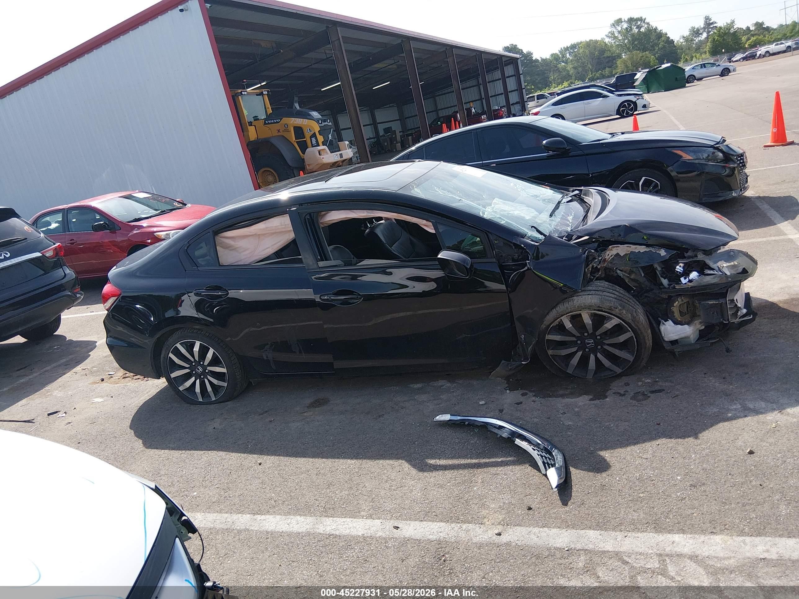 2015 Honda Civic Ex-l Black vin: 2HGFB2F94FH509245