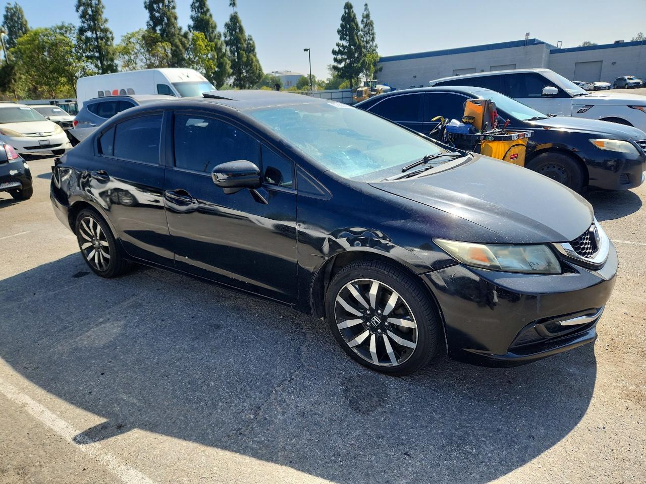 2015 Honda Civic Exl Black vin: 2HGFB2F94FH537451