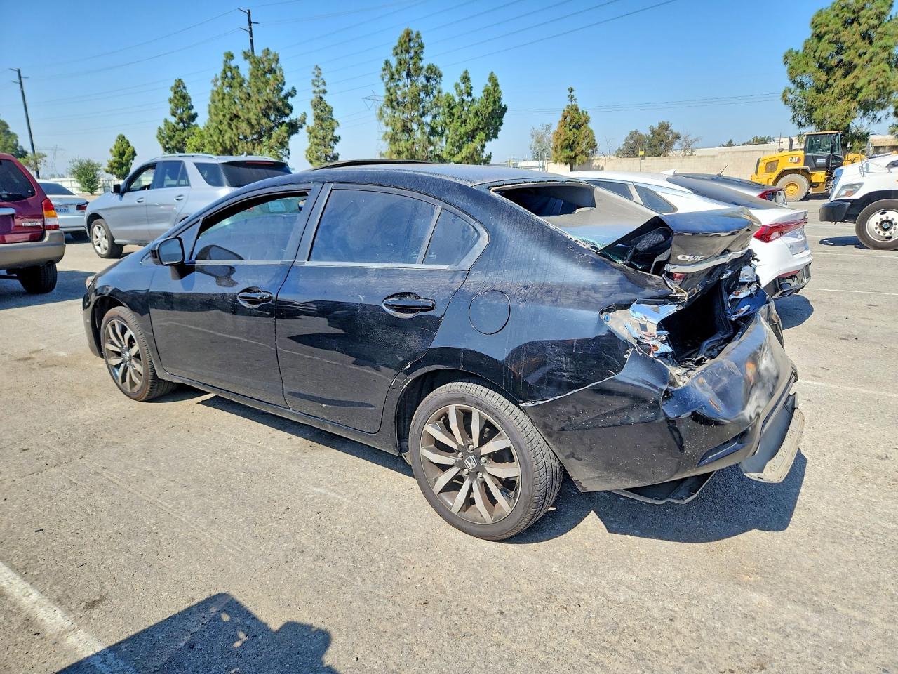 2015 Honda Civic Exl Black vin: 2HGFB2F94FH537451